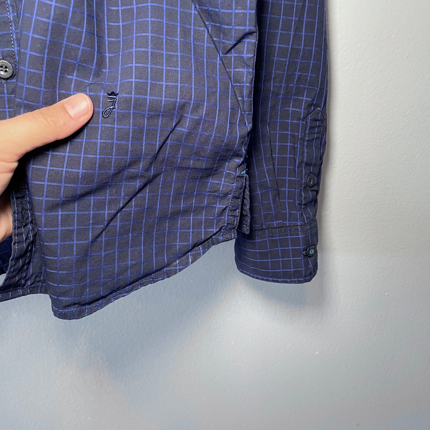 Jacadi / Navy dress shirt / 8Y