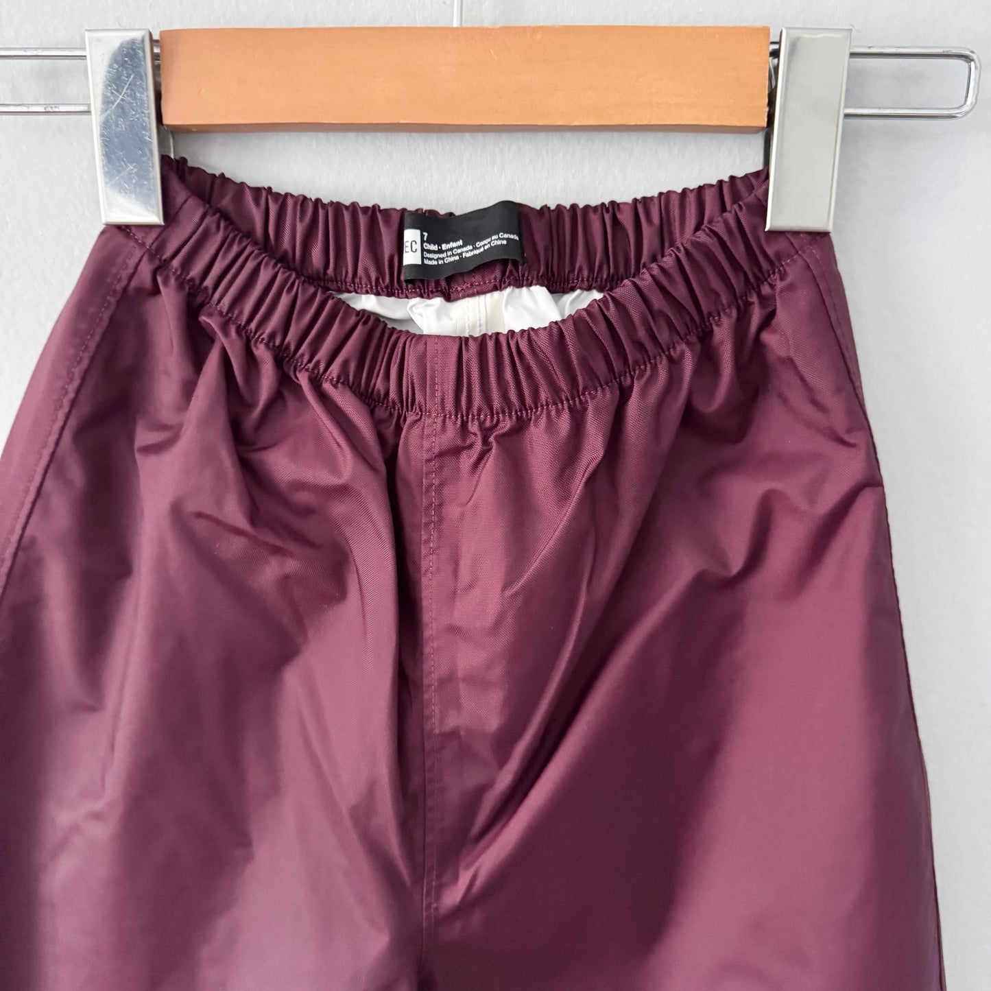 Mec / Rain pants - Burgundy / 7Y