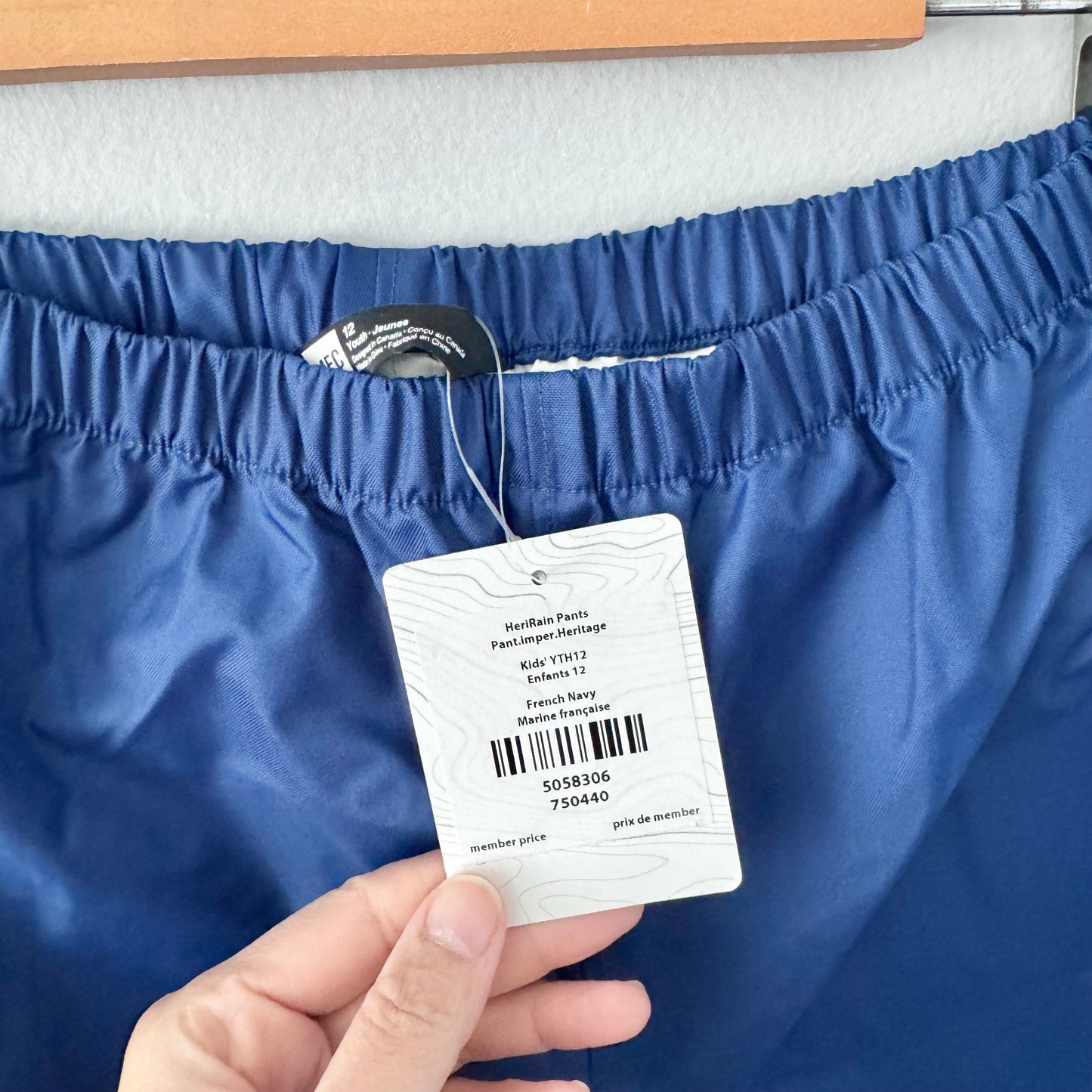Mec / Navy rain pants / 12Y - New with tag