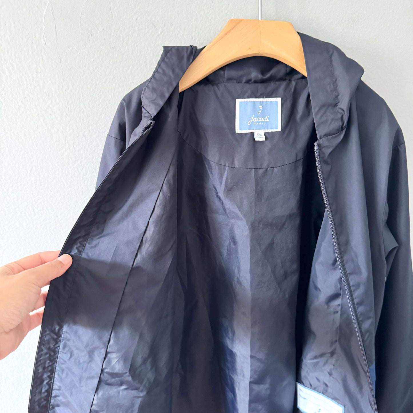 Jacadi / Navy windbreaker / 12Y