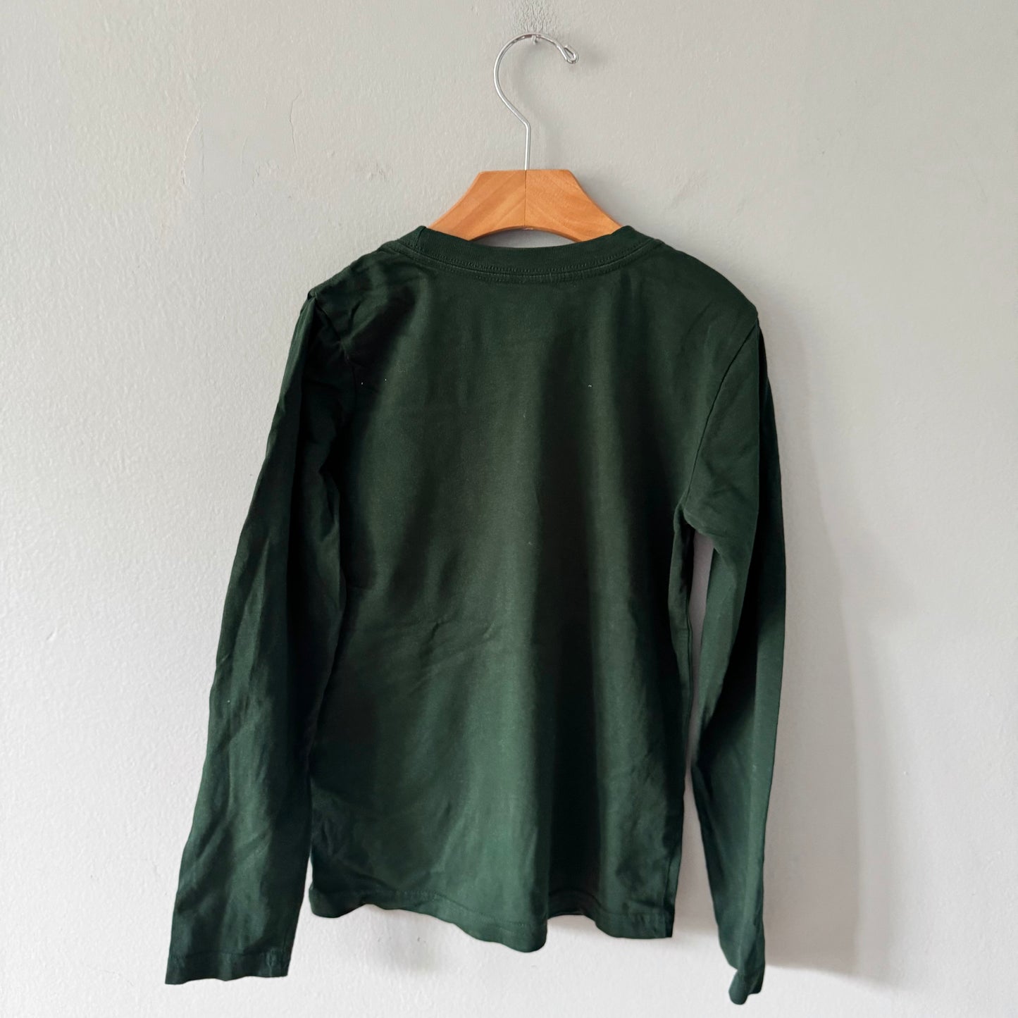 Roots / Green x logo long sleeve T-shirt / 5-6Y