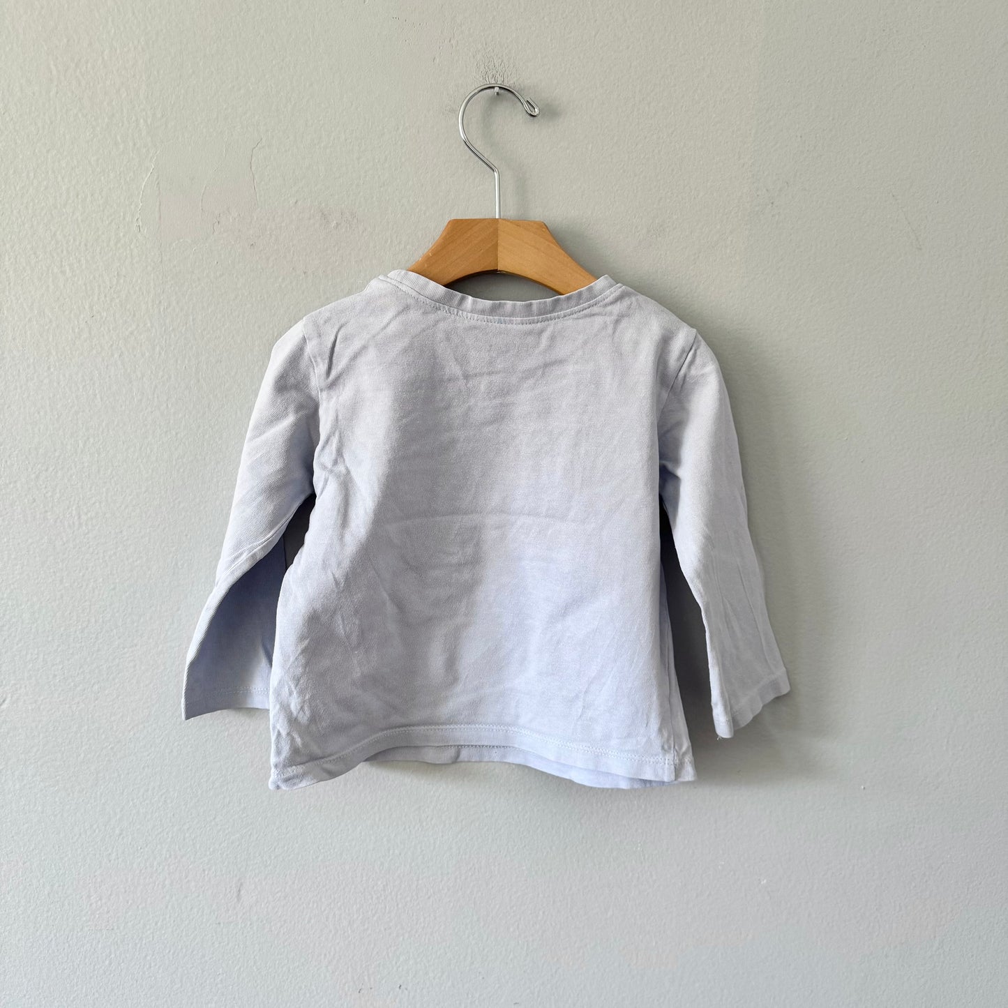 Next / Light blue x unicorn long sleeve / 18-24M