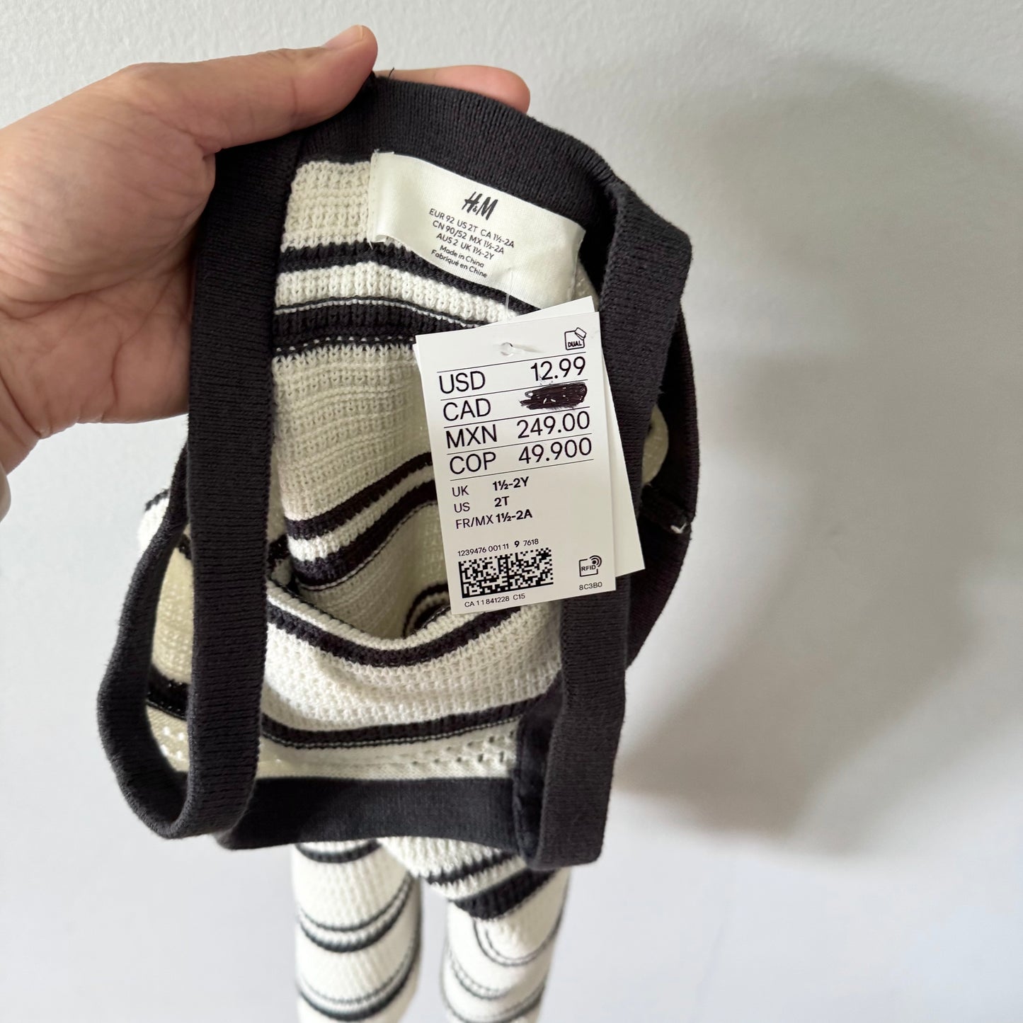 H&M / Cami knit dress / 18-24M - New with tag