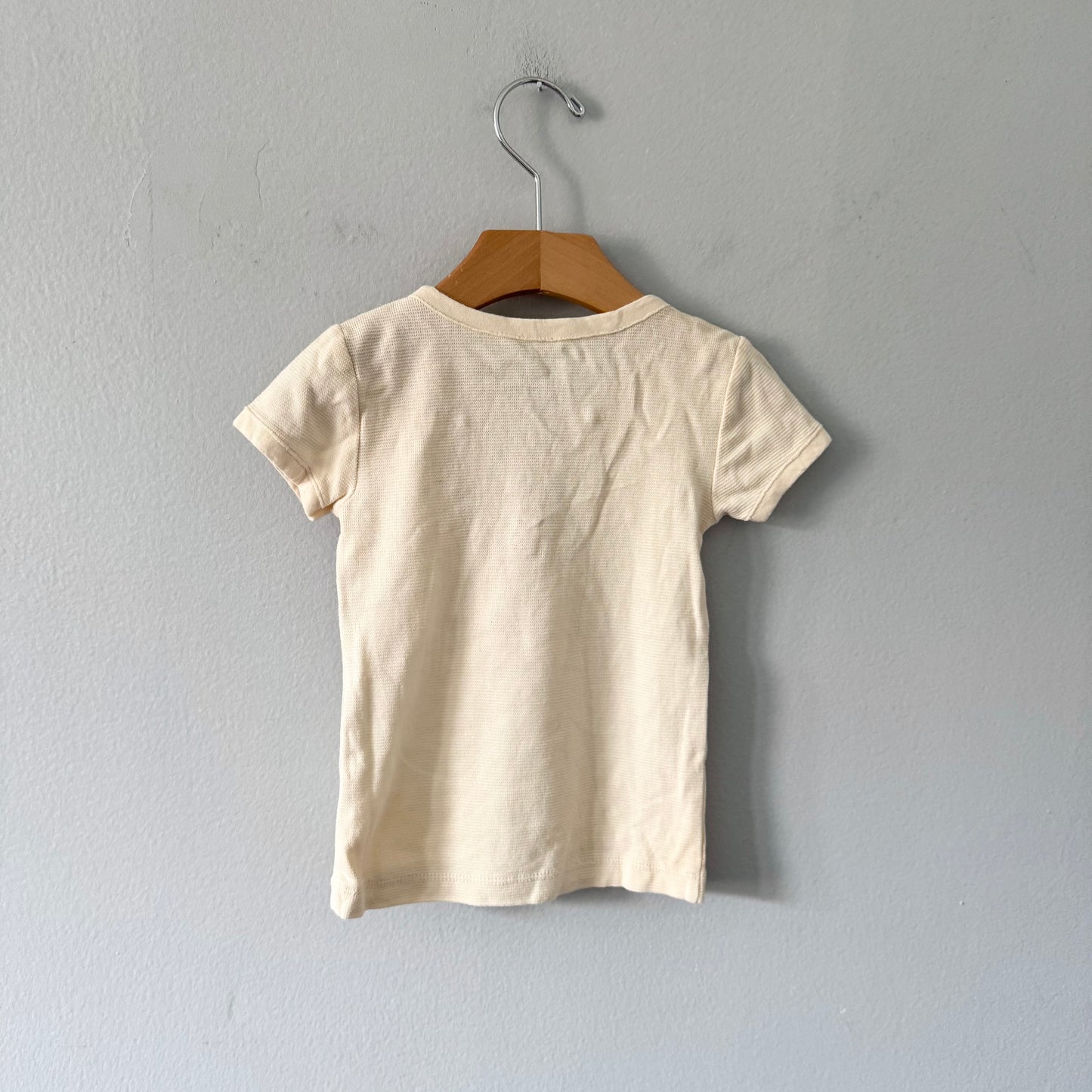 Crewcuts / Ivory ruffle top / 2Y
