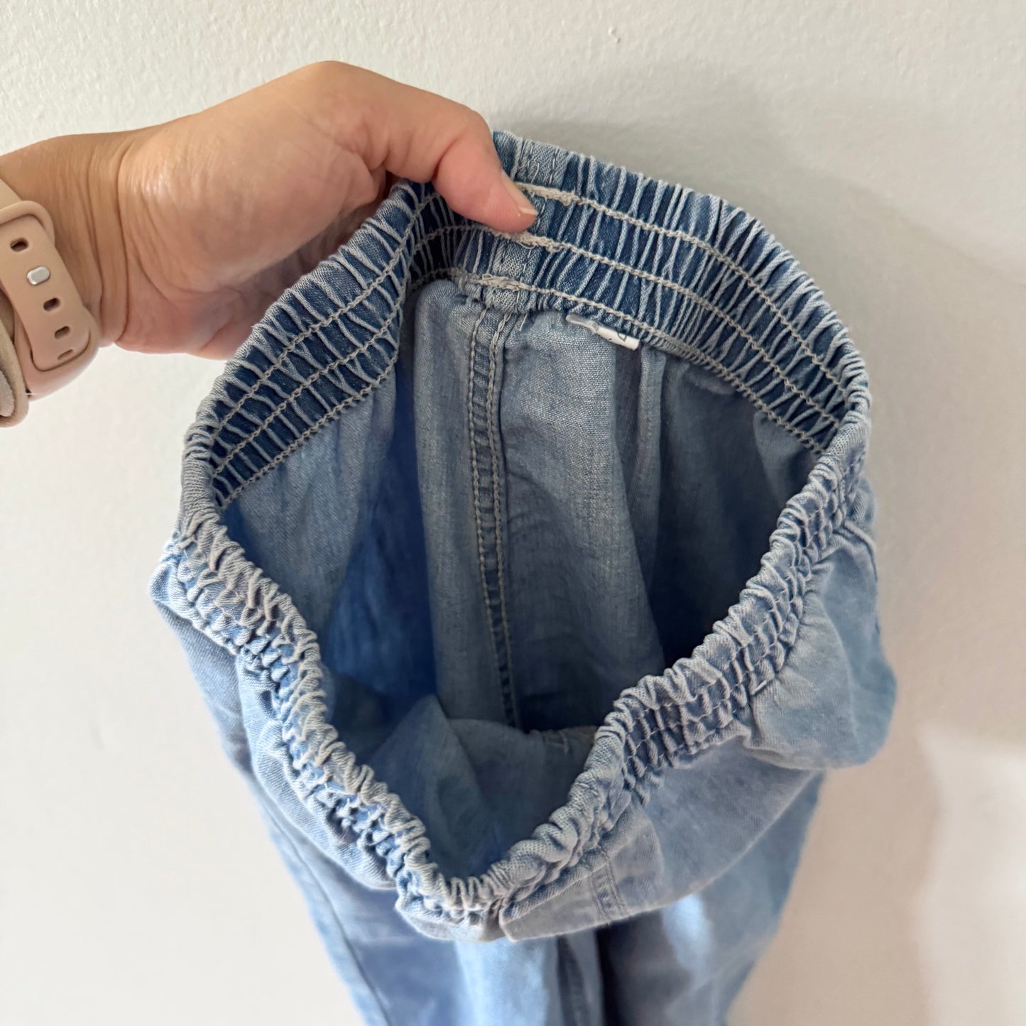 No brand / Chambray pants / 7Y