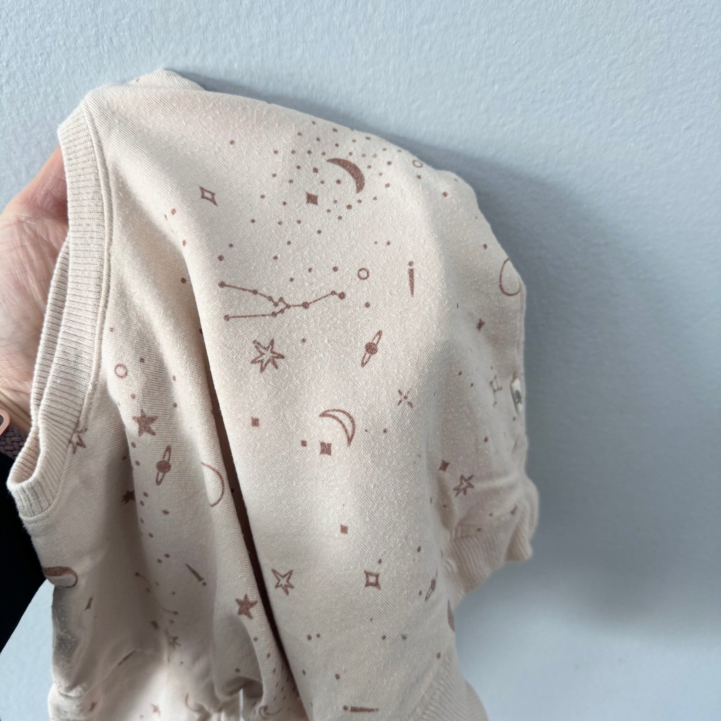 Little Thunder / Beige x space sweatshirt / 6-12M