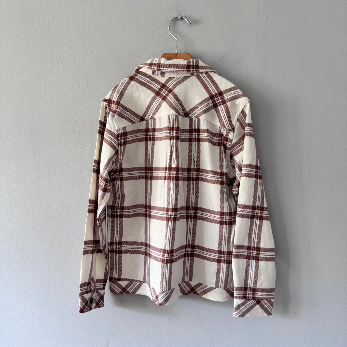 Miles the label / Brown flannel shirt / 8Y - New with tag