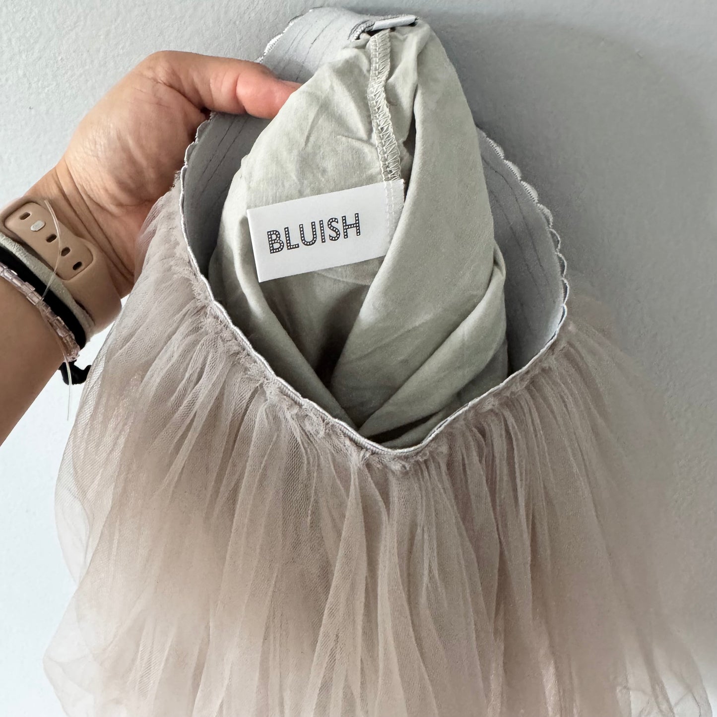 Bluish / Light grey tutu skirt / 3-4Y