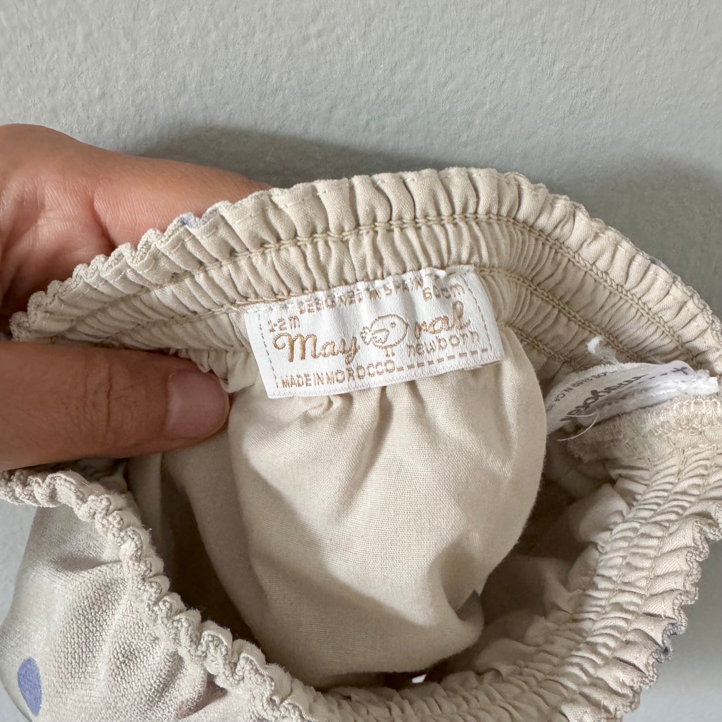 Mayoral / White x dots bloomer / 1-2M