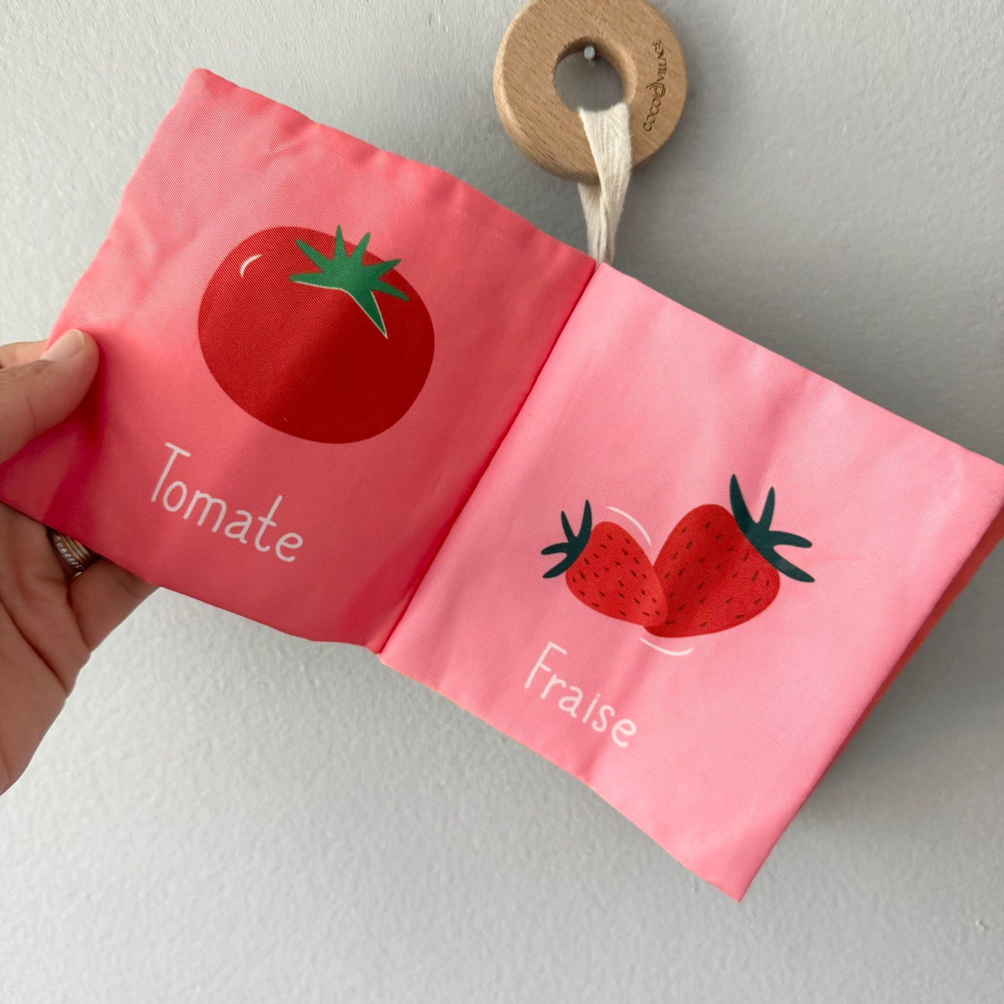 Coco Village / Cloth French book - Fruits