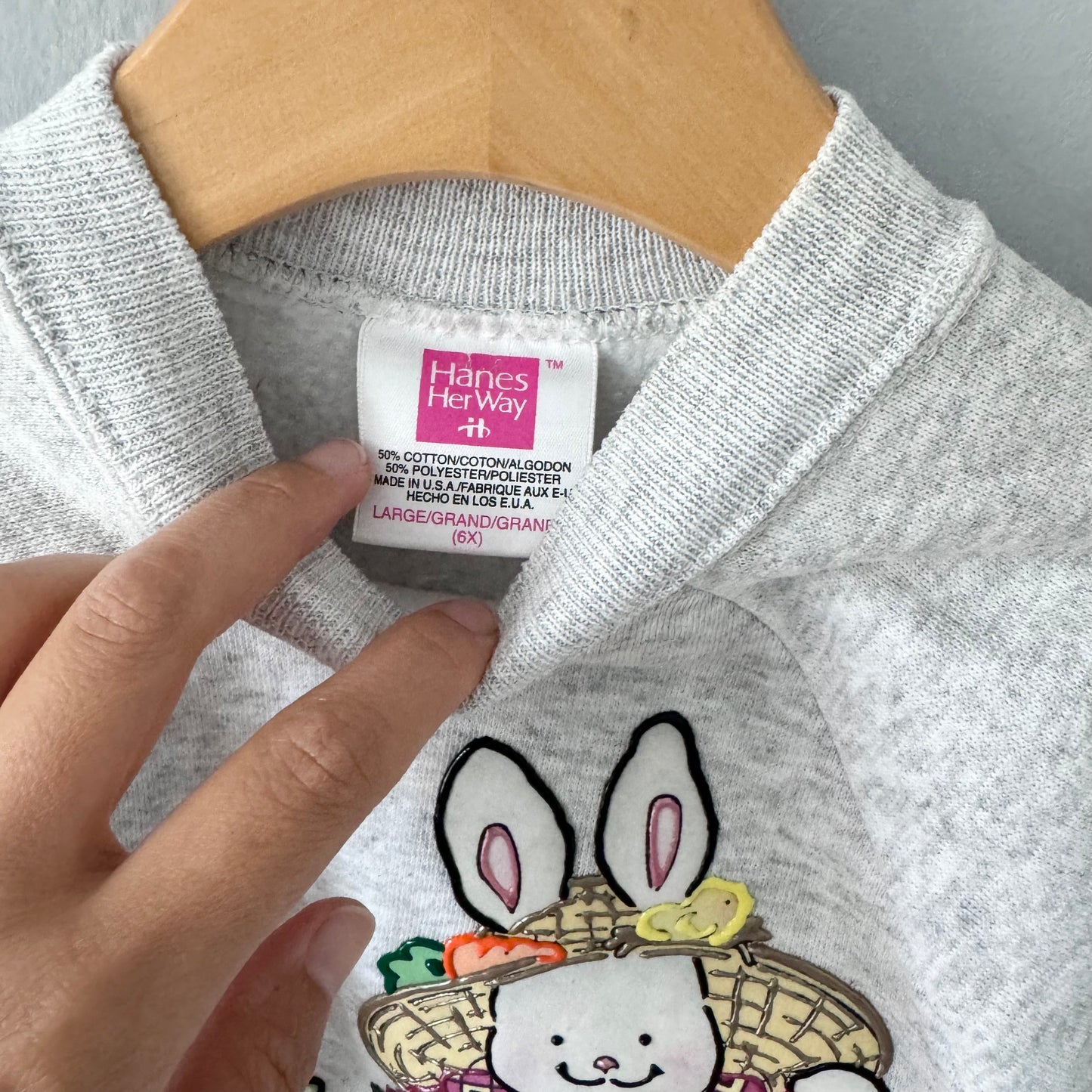 Hanes / Light grey sweatshirt / 6Y+