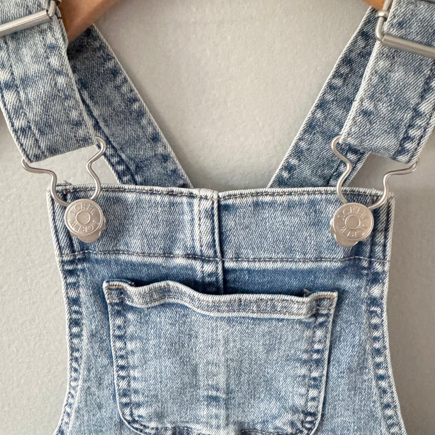 Crewcuts / Denim overall shorts / 4Y