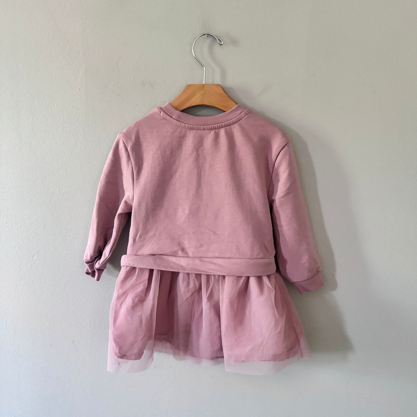 Gap / Smokey pink crew x tutu dress / 2Y