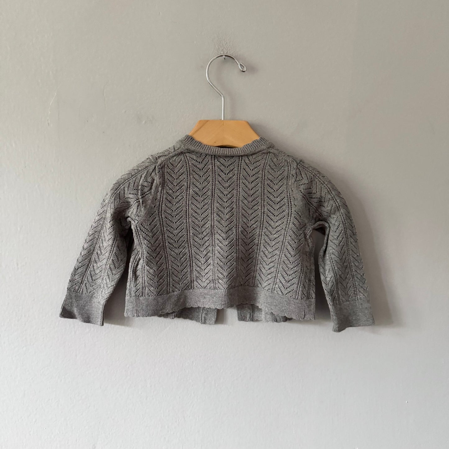 Gap / Grey cotton cardigan / 12-18M