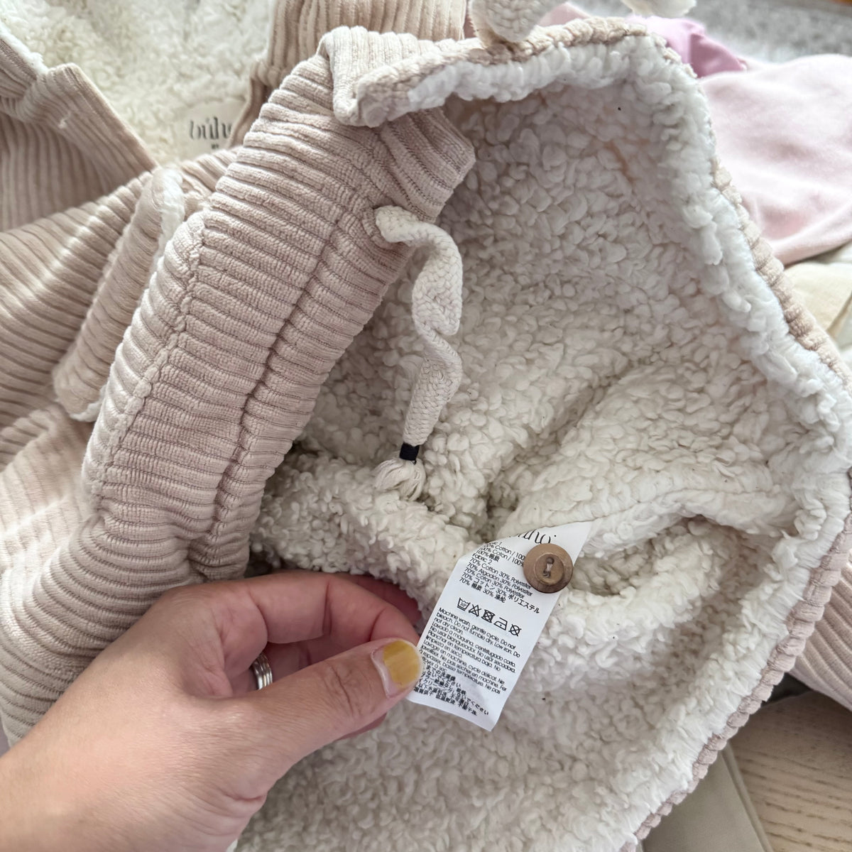 Buho / Sherpa lined corduroy jacket / 4Y