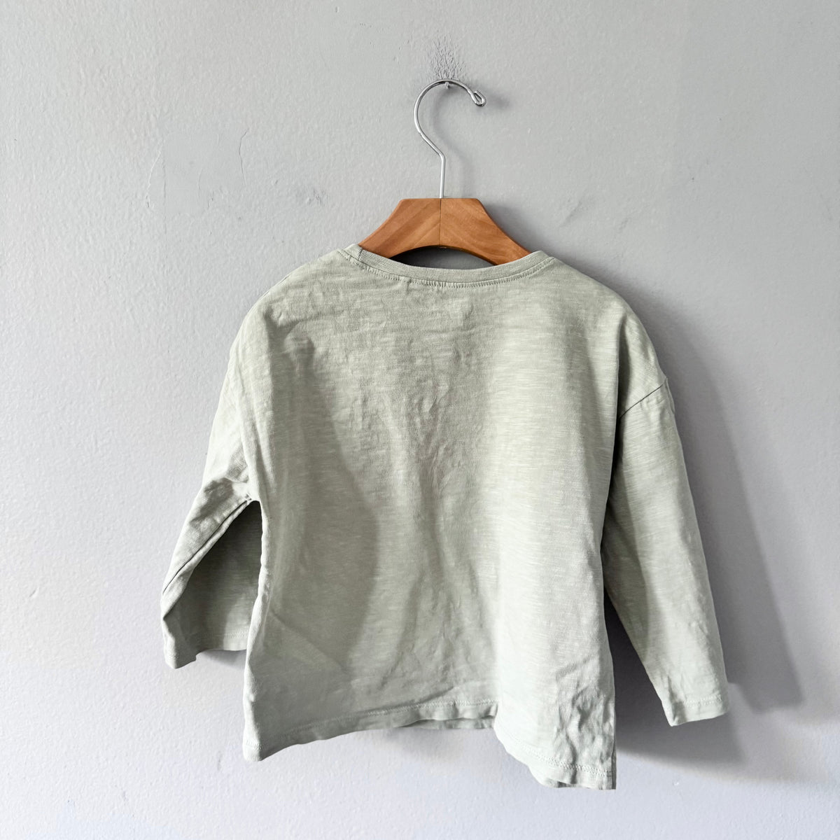 Next / Khaki x love long sleeve top / 2-3Y