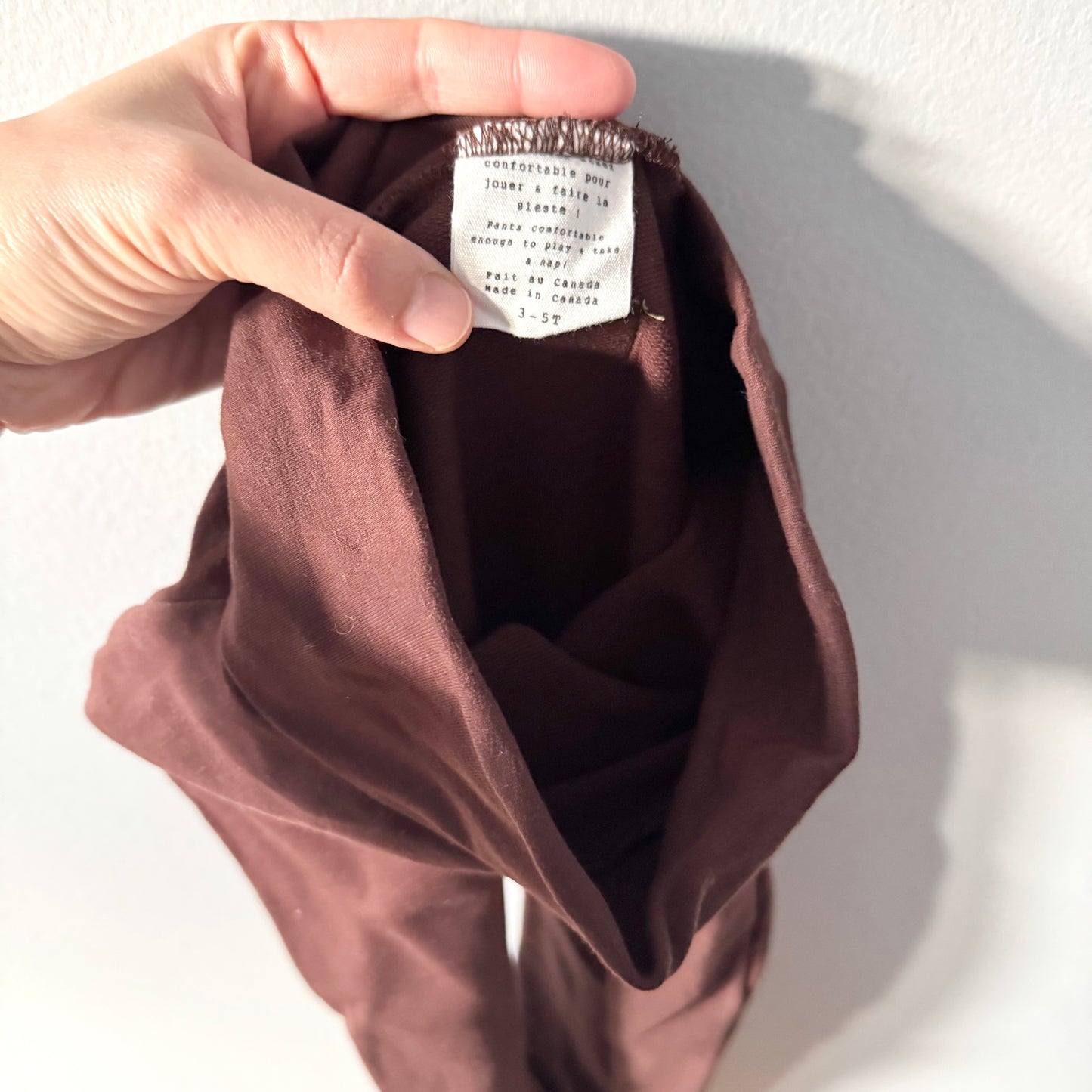 Bajoue / Solid brown pants / 3-5T