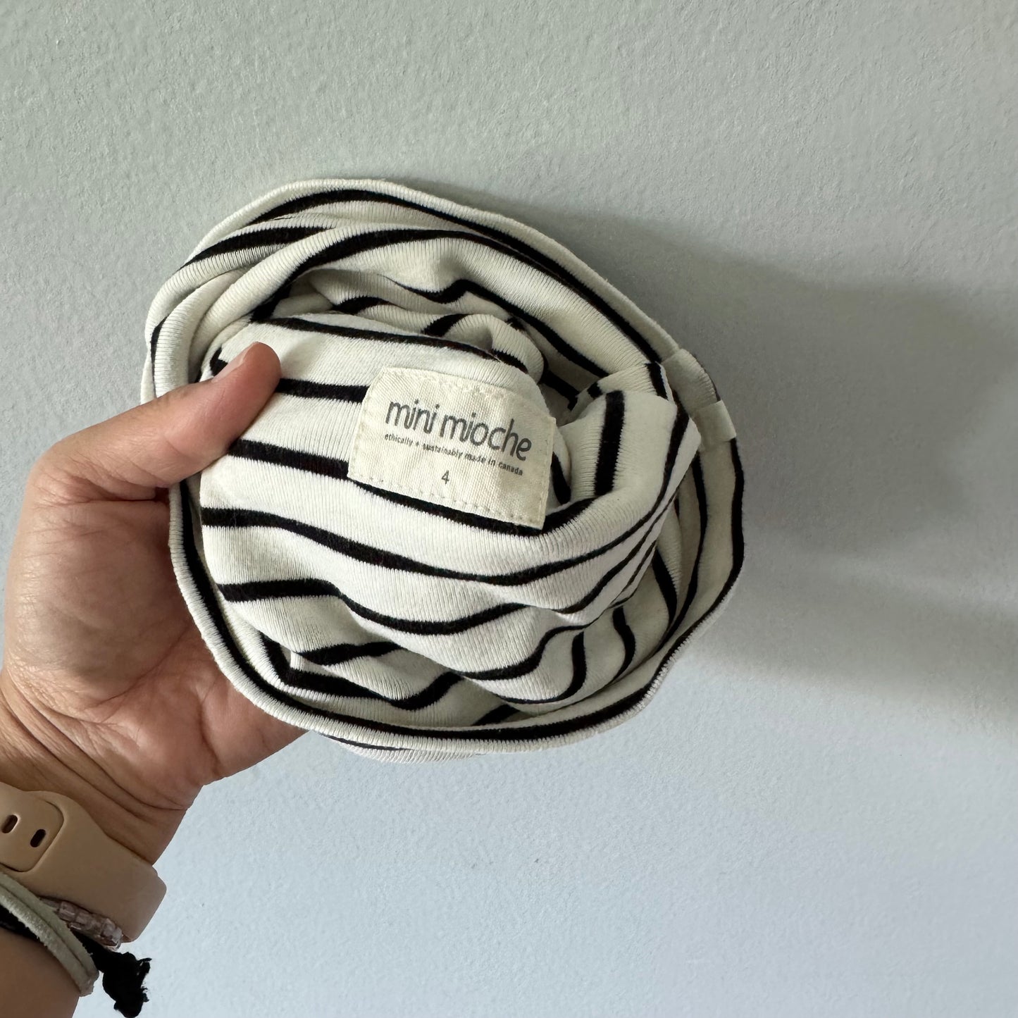 Mini mioche / Stripe beanie / 4Y