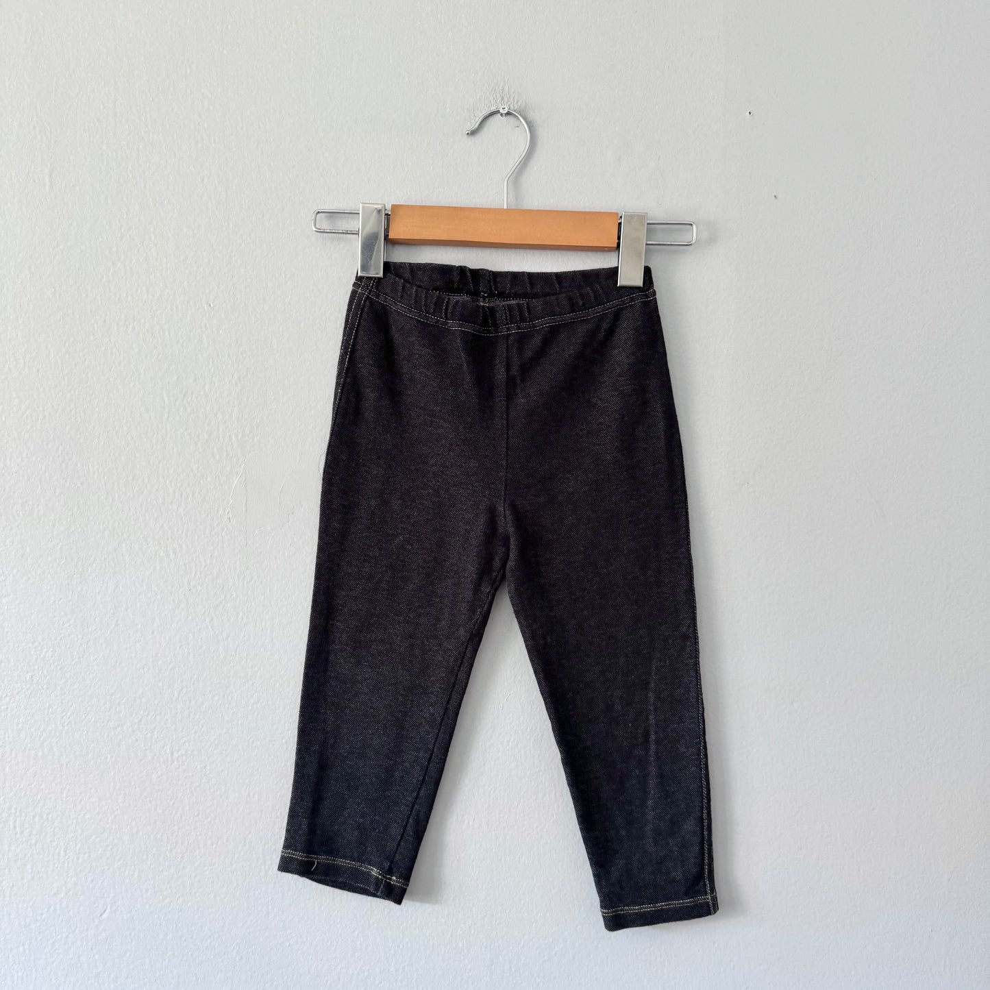 No brand / Denim capri leggings / 6Y
