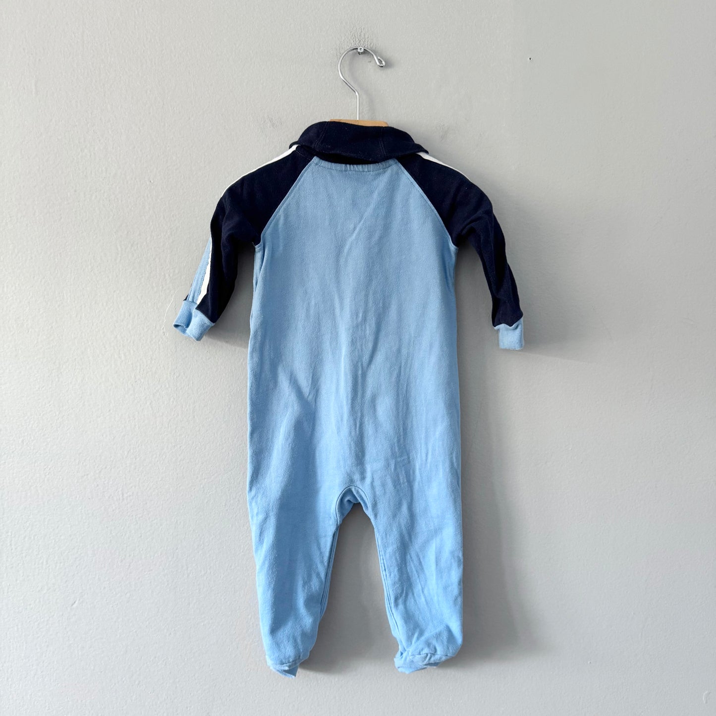 Polo Ralph Lauren / Blue x navy romper / 6M