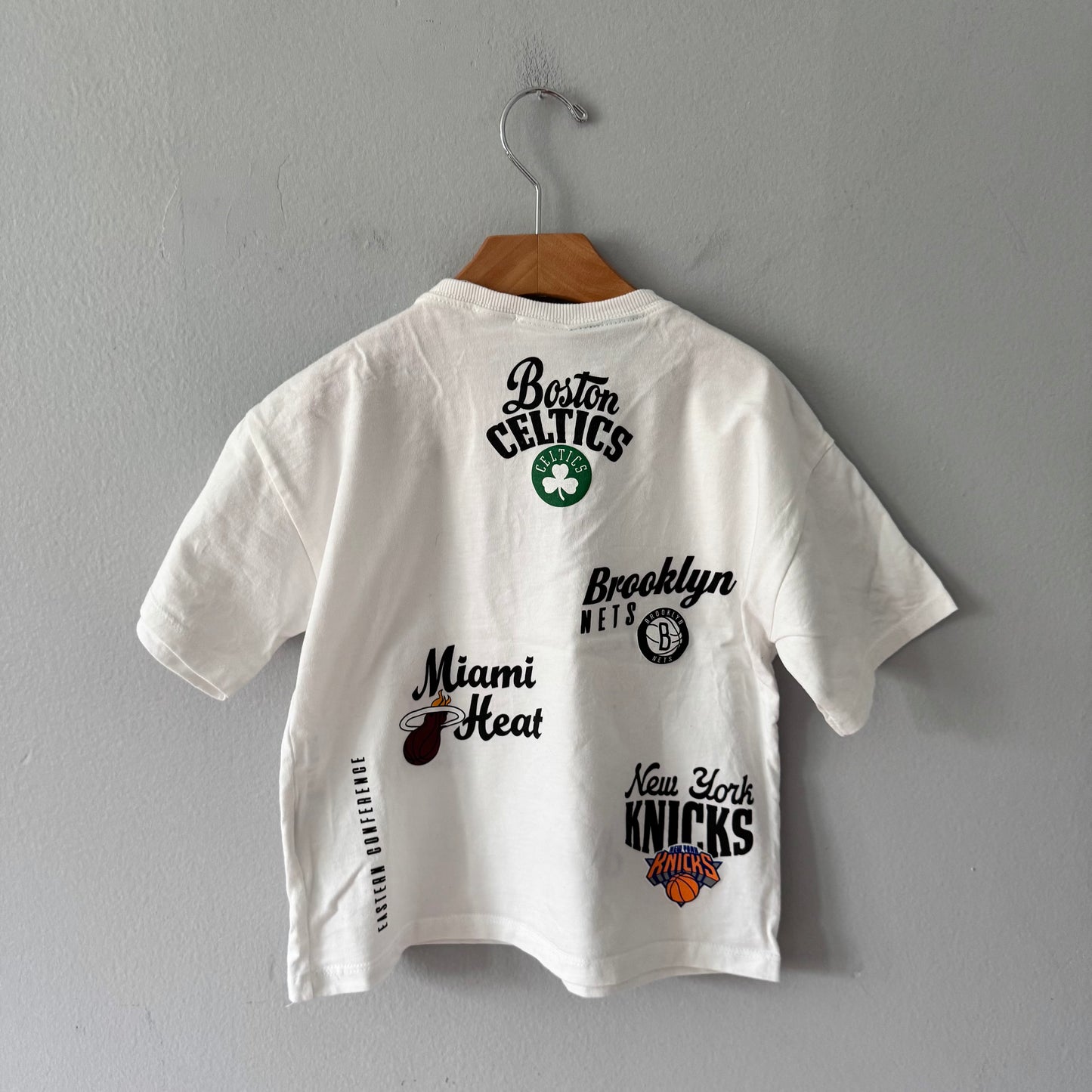 NBA x Zara / White T-shirt / 6Y