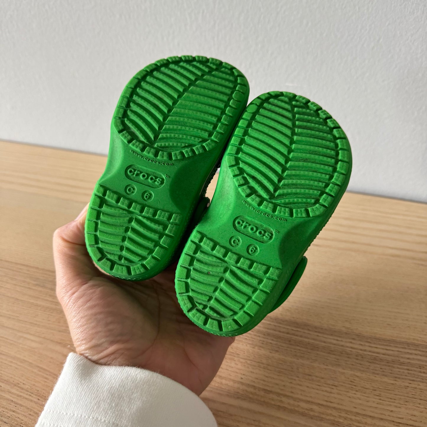 Crocs / Sandales vertes / US6