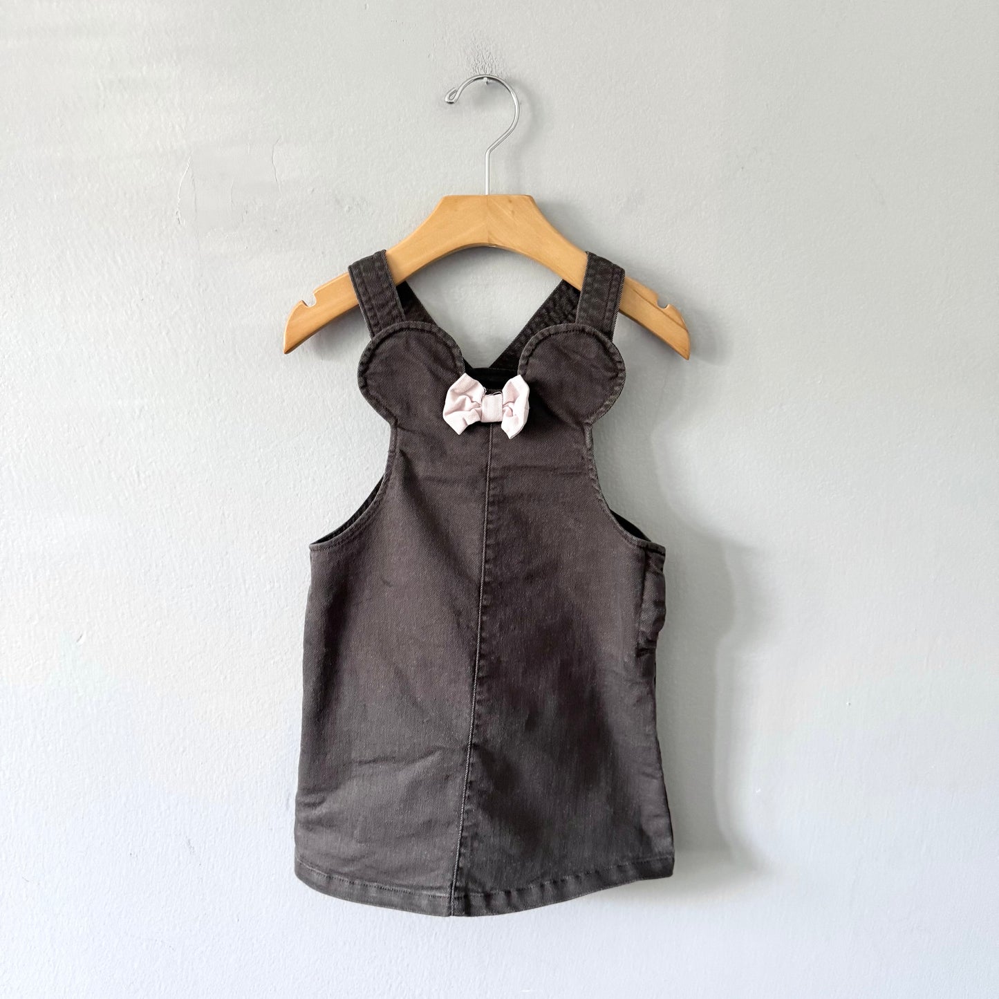 H&M / Grey Minnie overall skirt / 18-24M