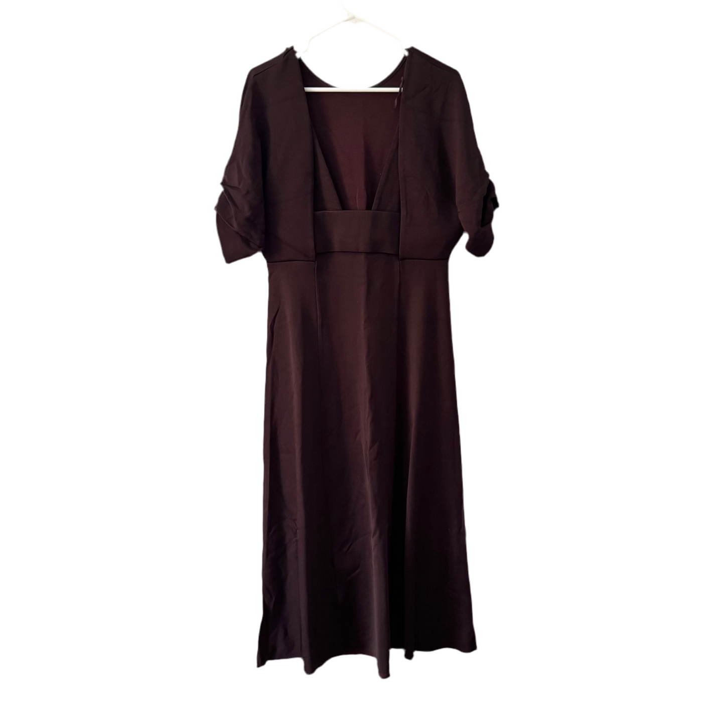 COS / Dark brown rayon/nylon dress / Women L