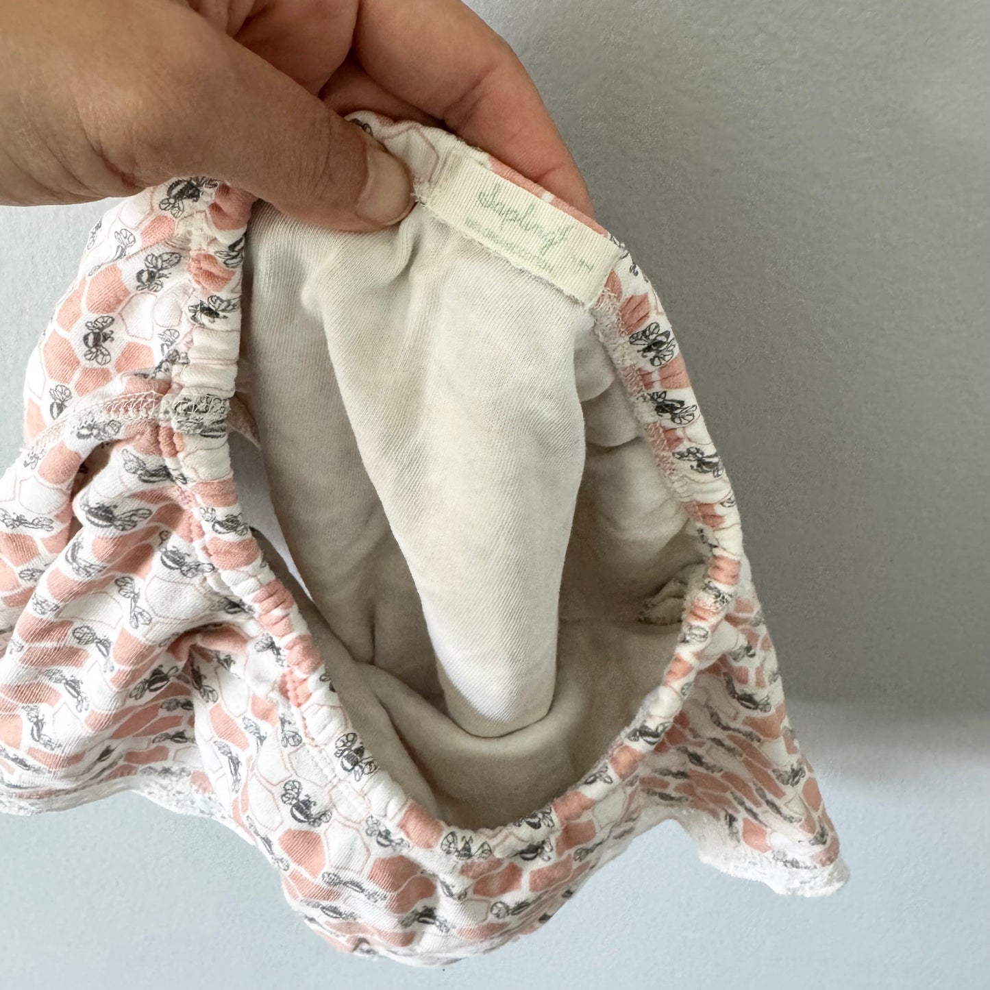Sapling / White x orange bloomer with skirt / 1Y