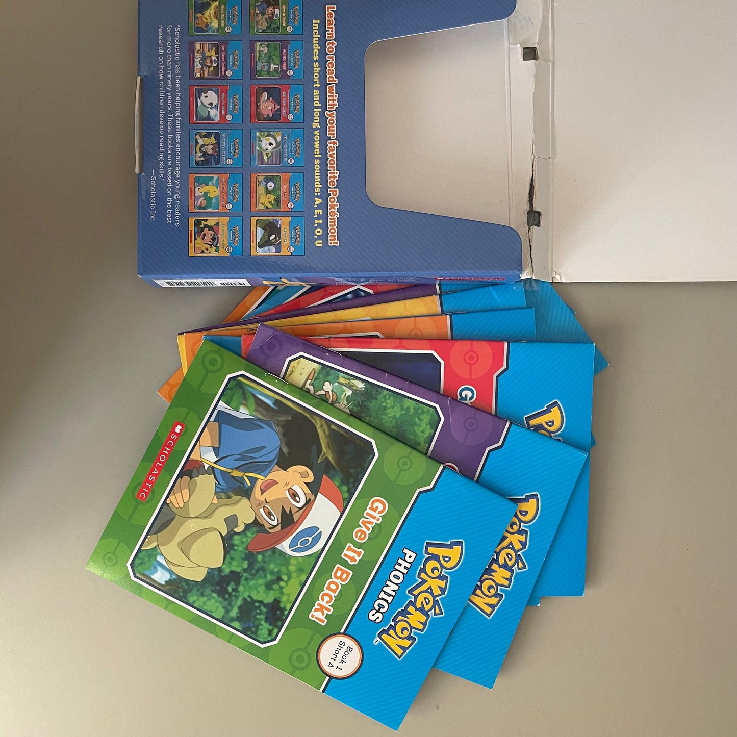 Pokemon Phonics (11 easy-to-read books) - 1 booklet missing