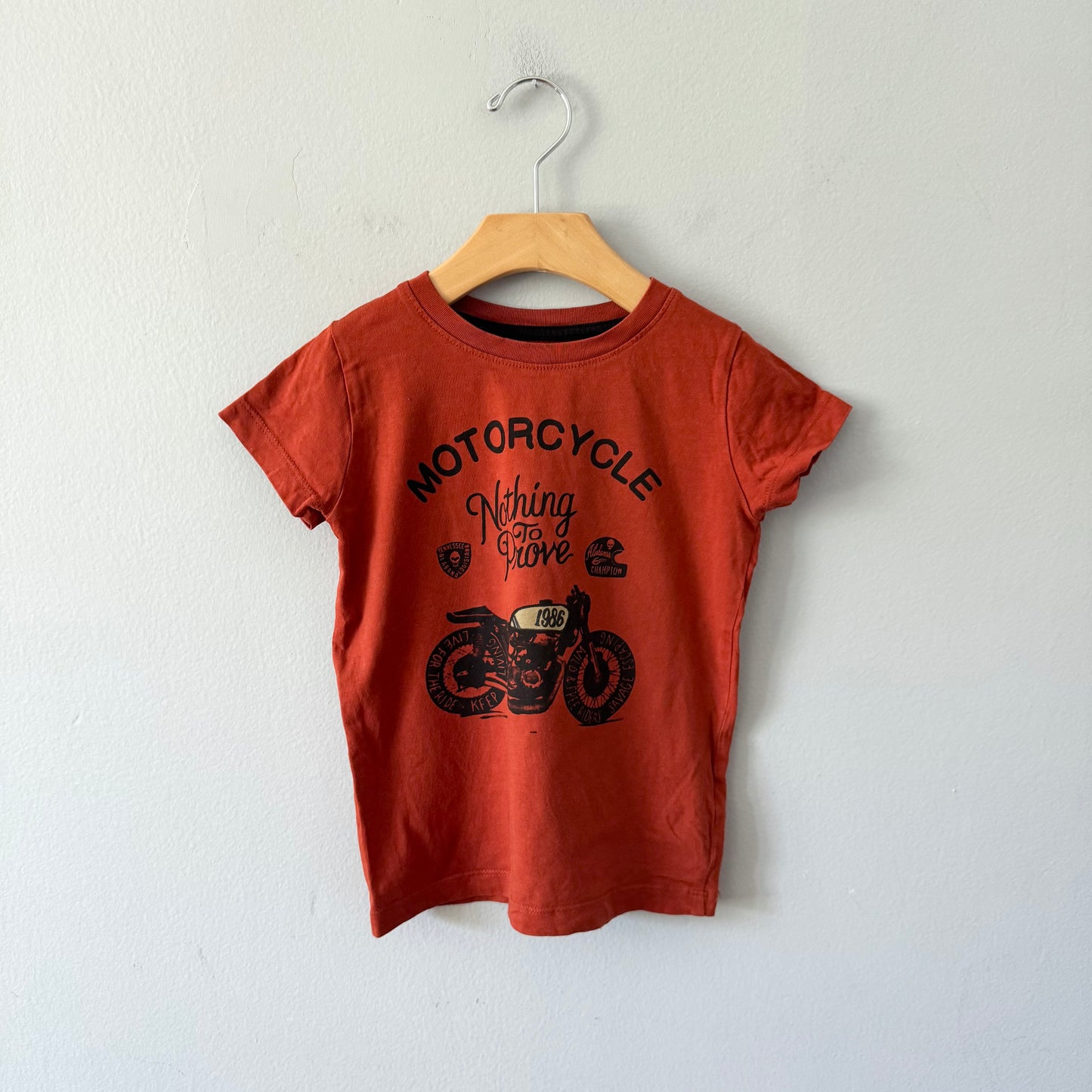 Monoprix Kids / Brown T-shirt / 5Y