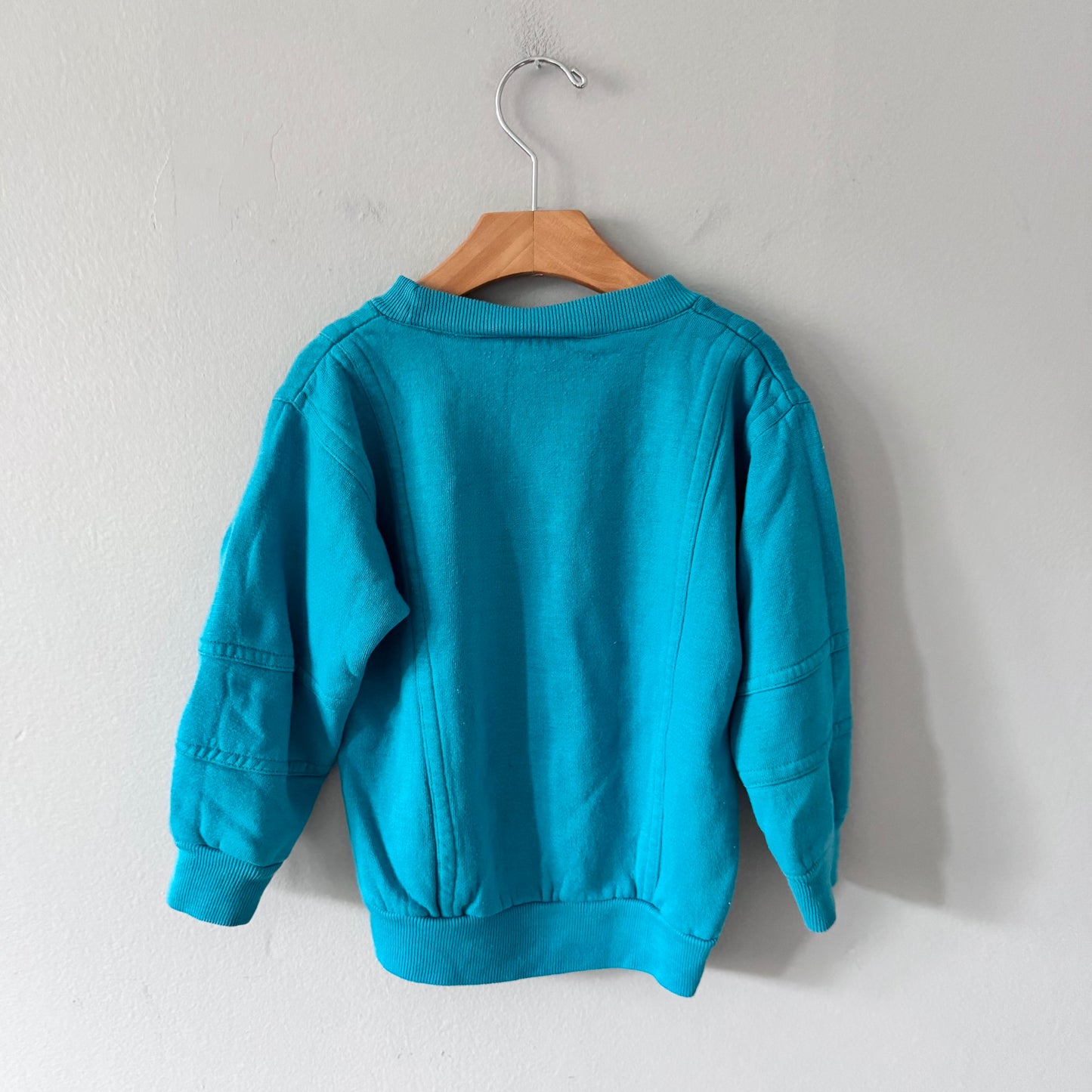 Vintage / Blue green sweatshirt / 4Y