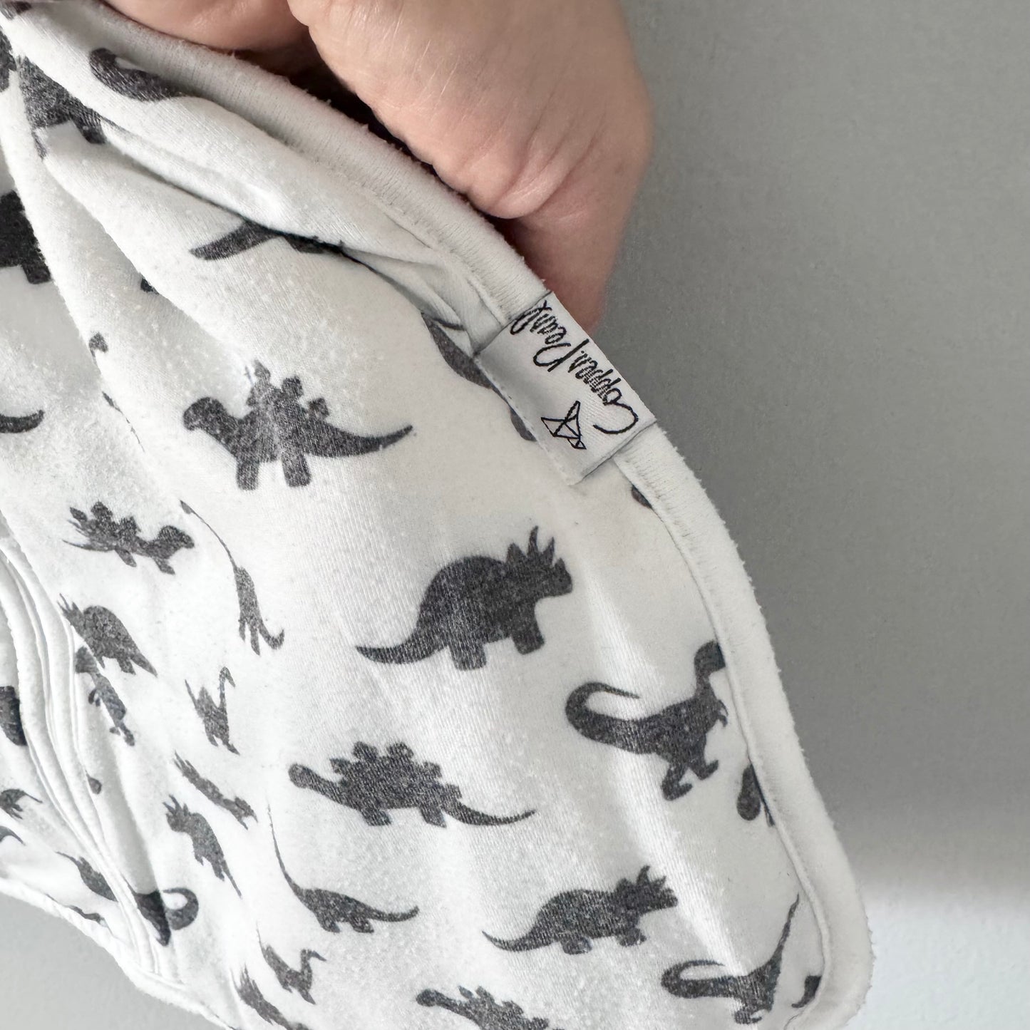 Copper Pearl / White x Dinosaur sleep sack / 0-6M