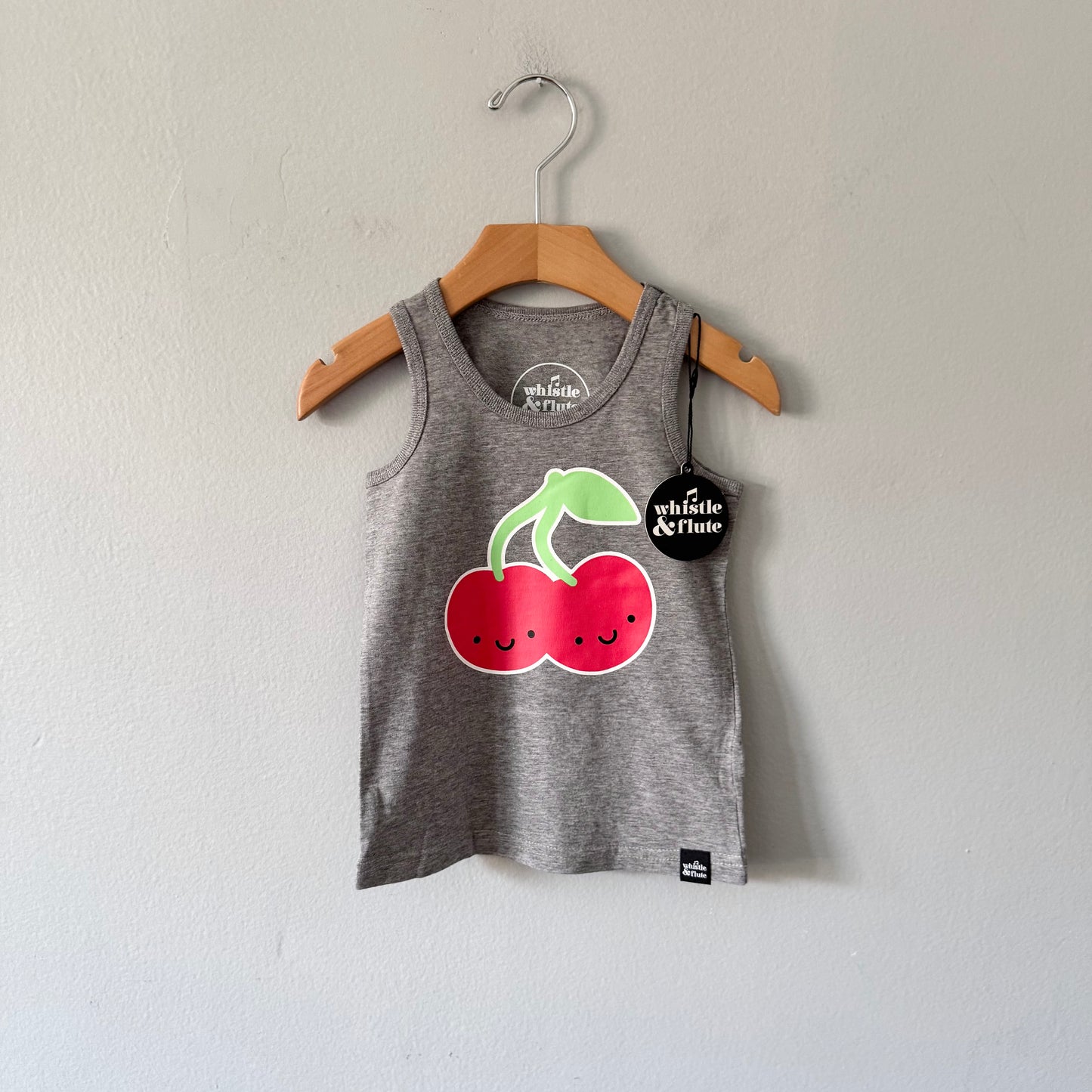 Whistle & Flute / Kawaii Cherry Tank Top / 1-2T - New with tag, 2 available