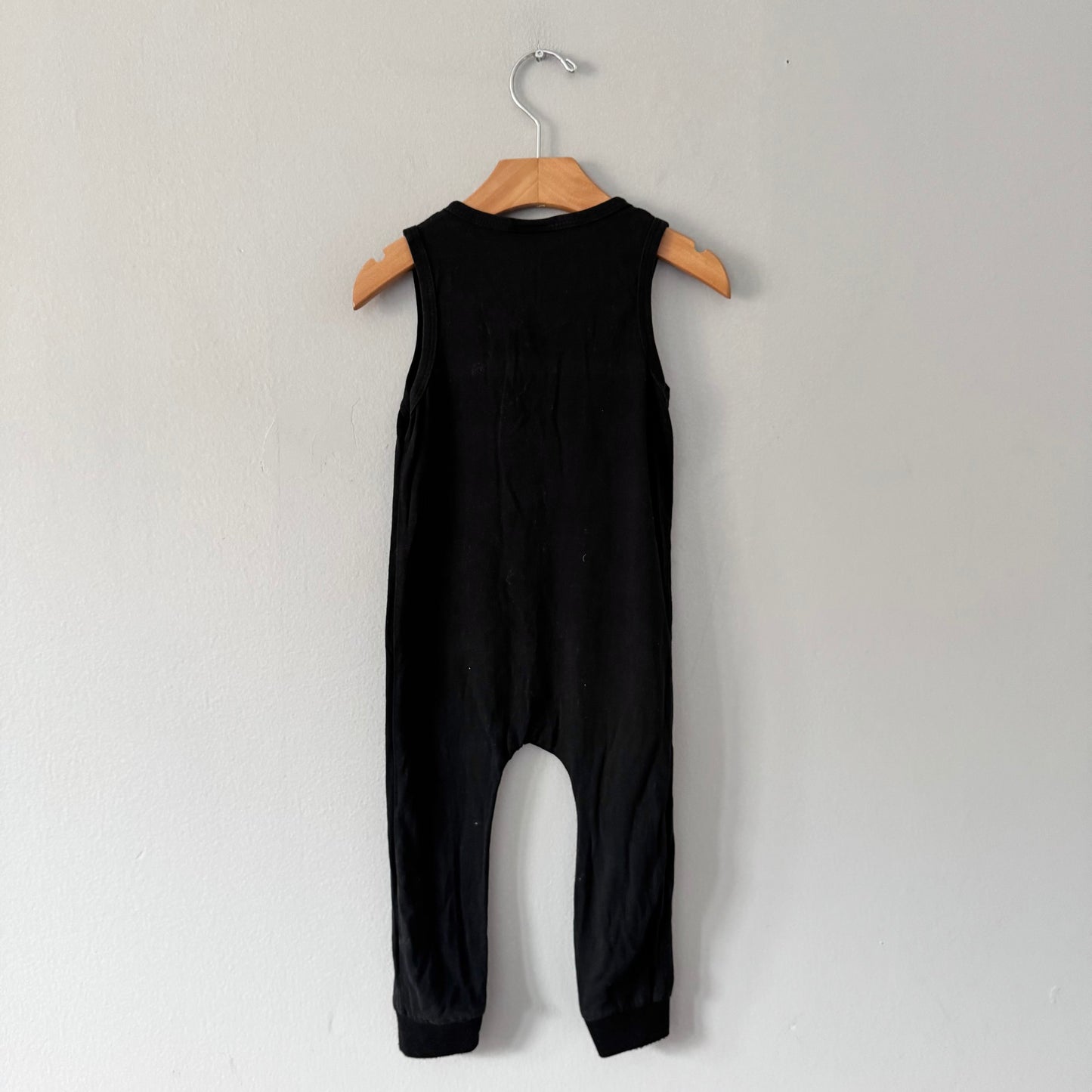 Little Bipsy / Combinaison sans manches noire / 12-18M