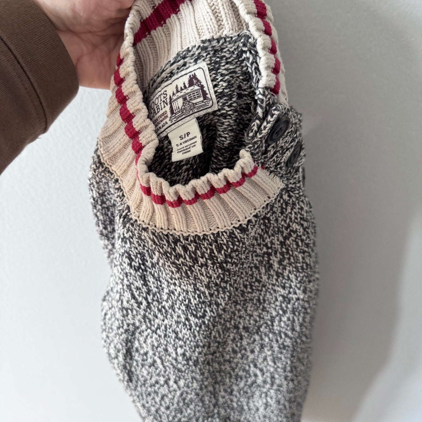 Roots / Cabin knit dress / 5-6Y