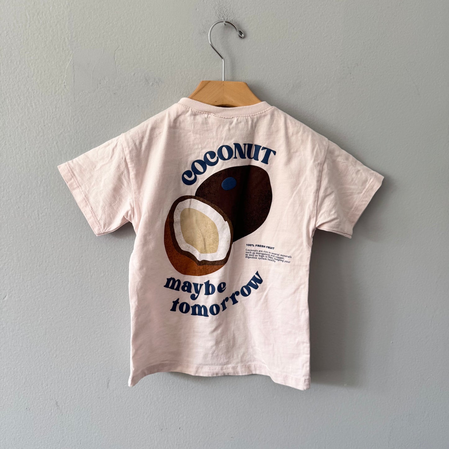 Zara / Coconut T-shirt / 4-5Y