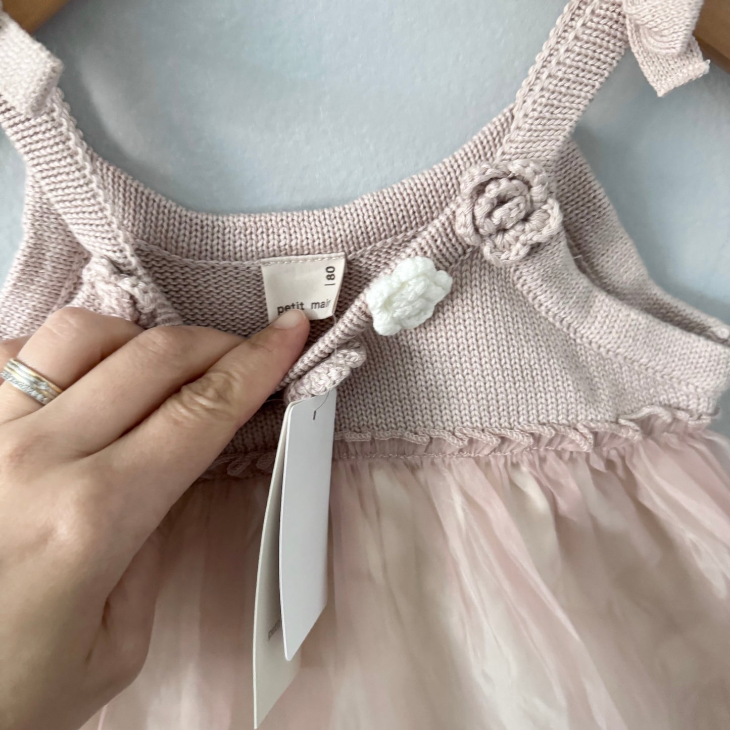 Petit Main / Knit cami dress / 12M - New with tag