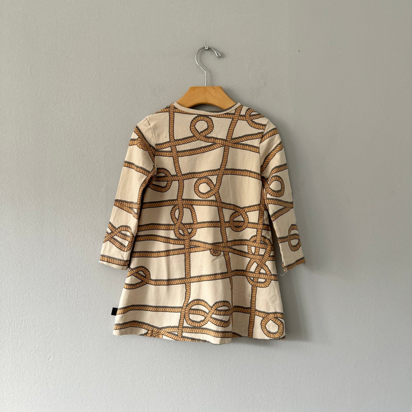 Moi / Beige x rope dress / 2-3Y