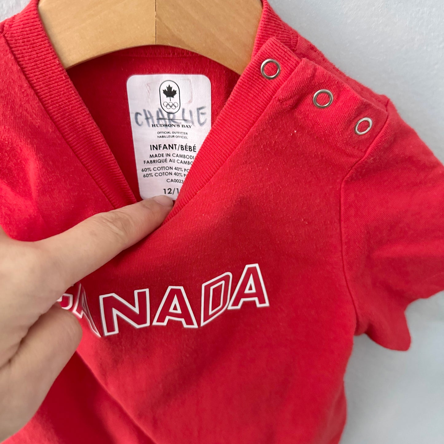 Hudson's bay / Canada T-shirt / 12-18M