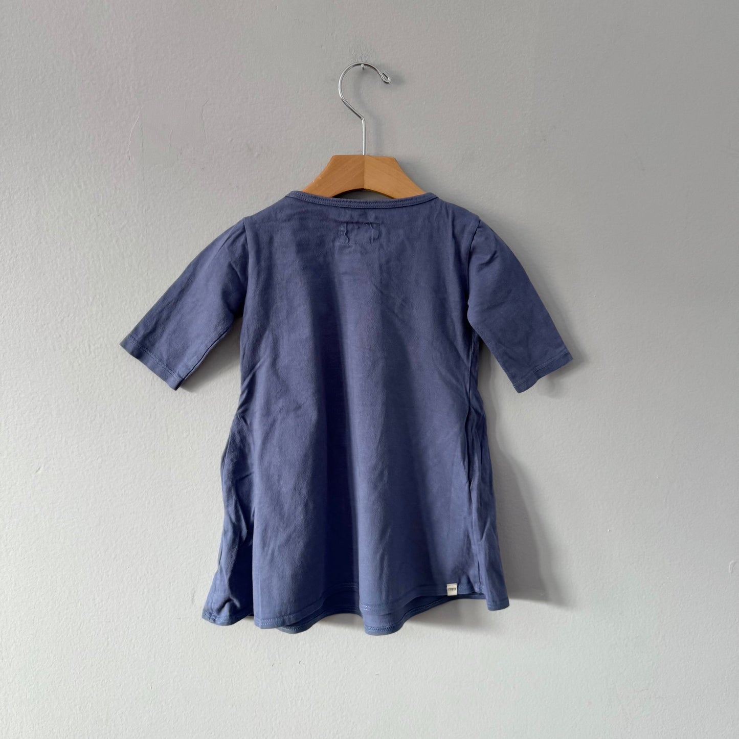 Mini Mioche / Purple organic cotton dress / 1-2T