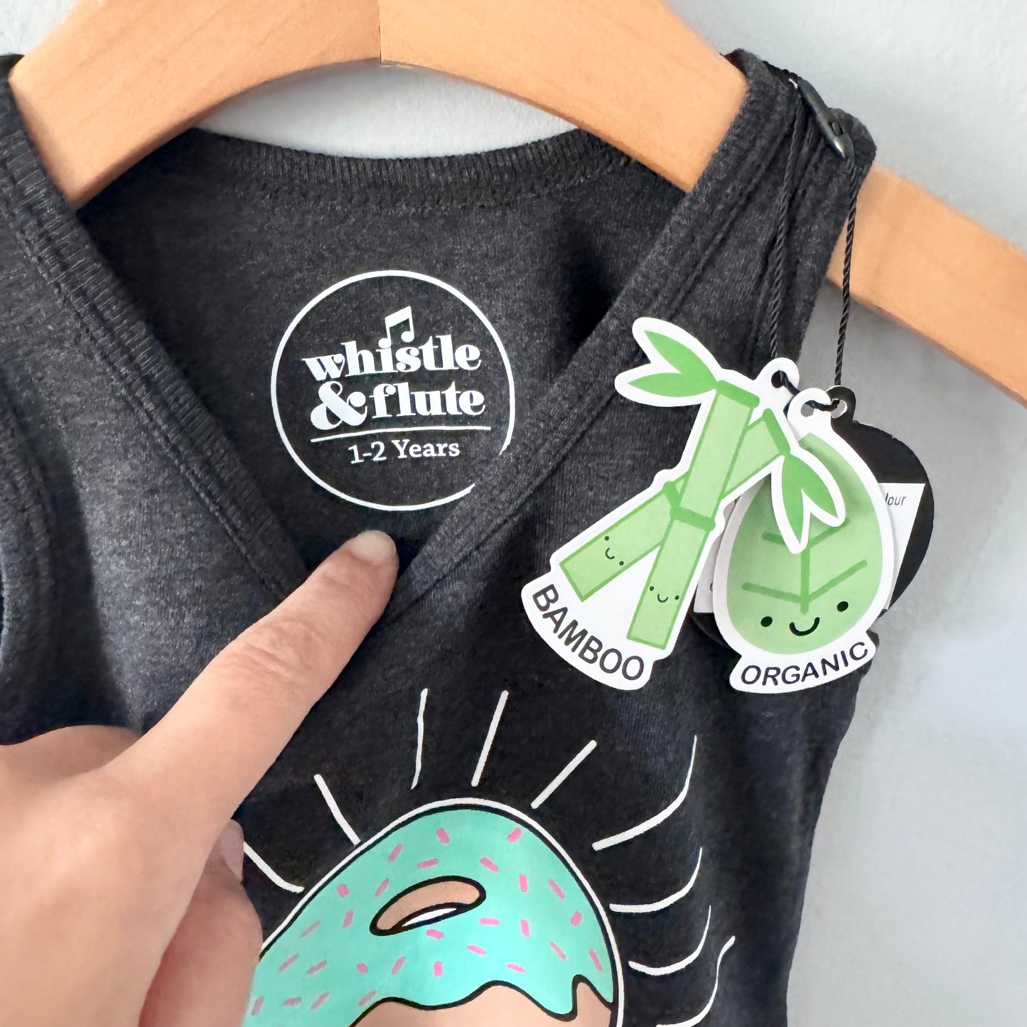 Whistle & Flute / Holey Donut Tank Top Colour / 1-2T - New with tag, 2 available