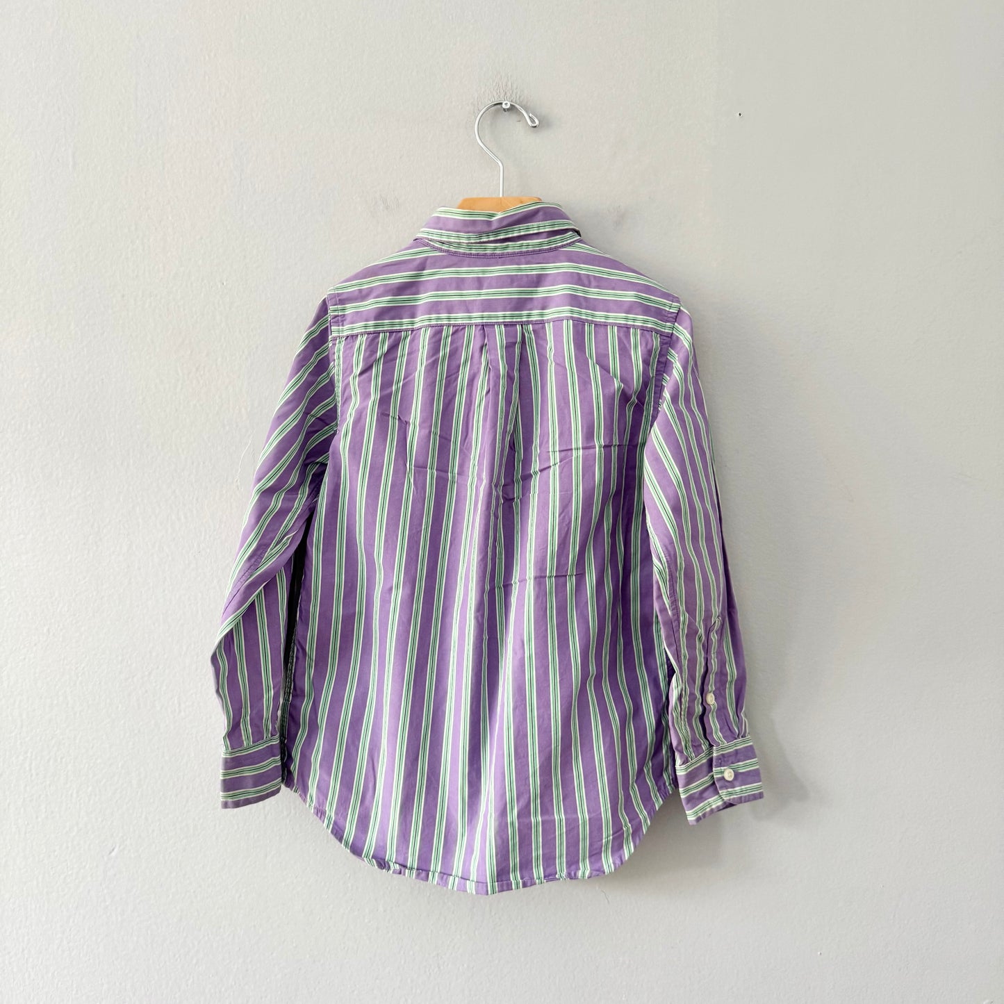 Polo Ralph Lauren / Purple stripe shirt / 6Y