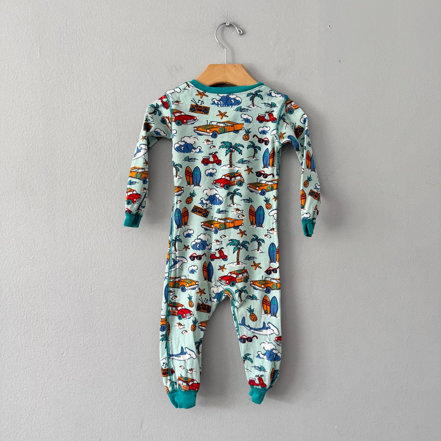 Hatley / Blue x beach sleeper / 12-18M