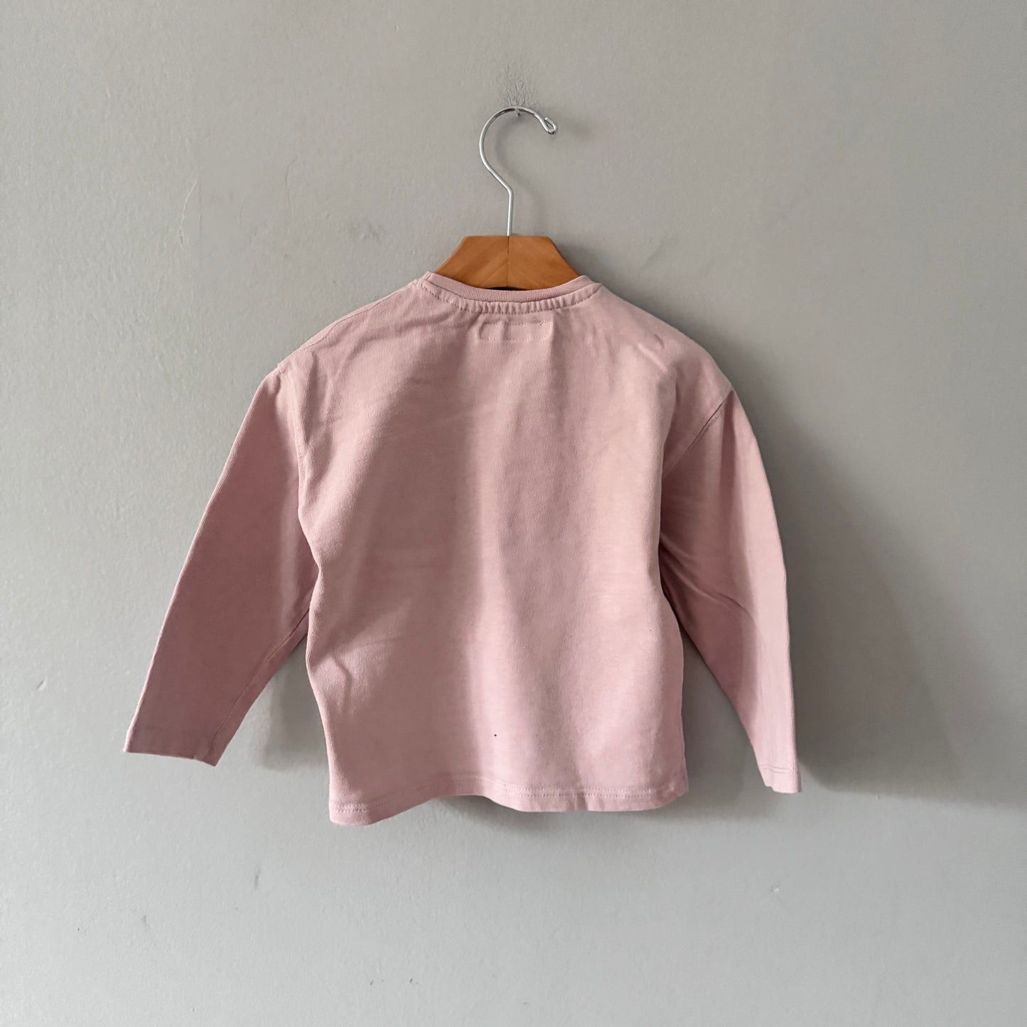 Zara / Pink LOVE long sleeve / 4Y