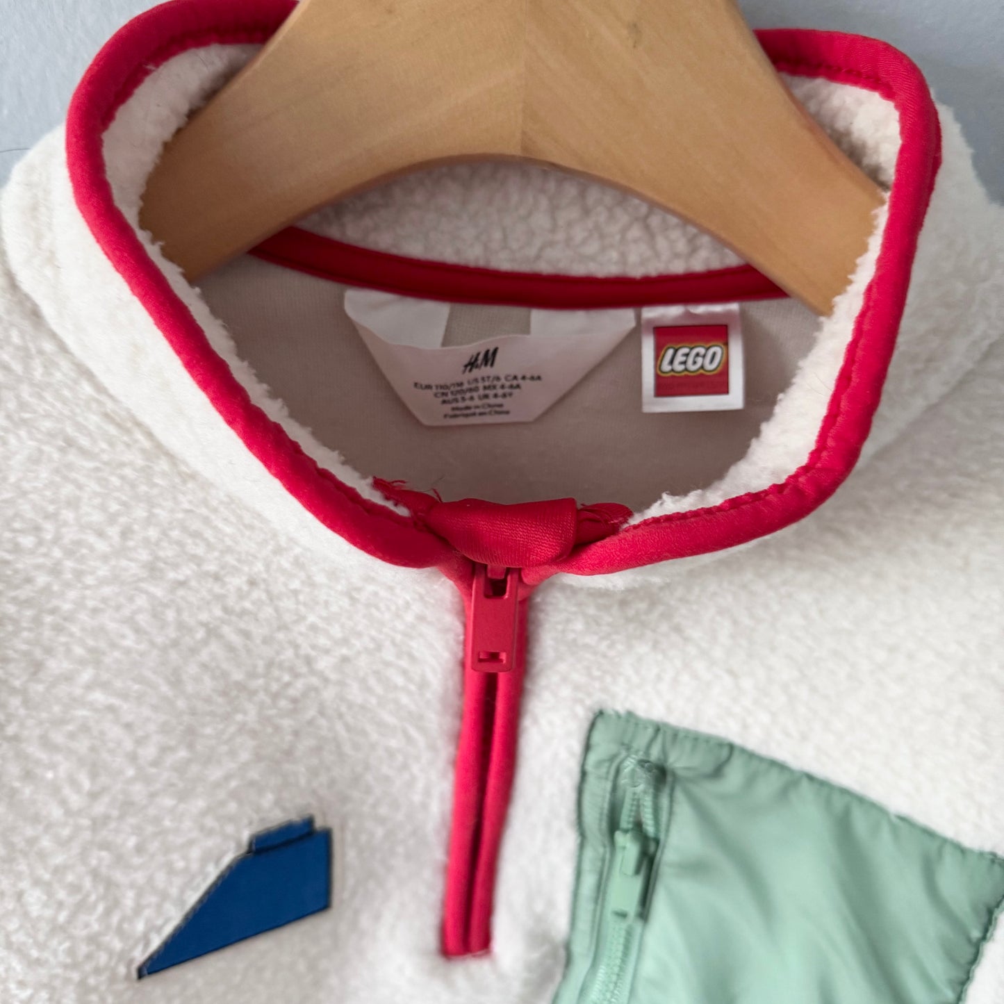 H&M / Lego fleece top / 4-6Y