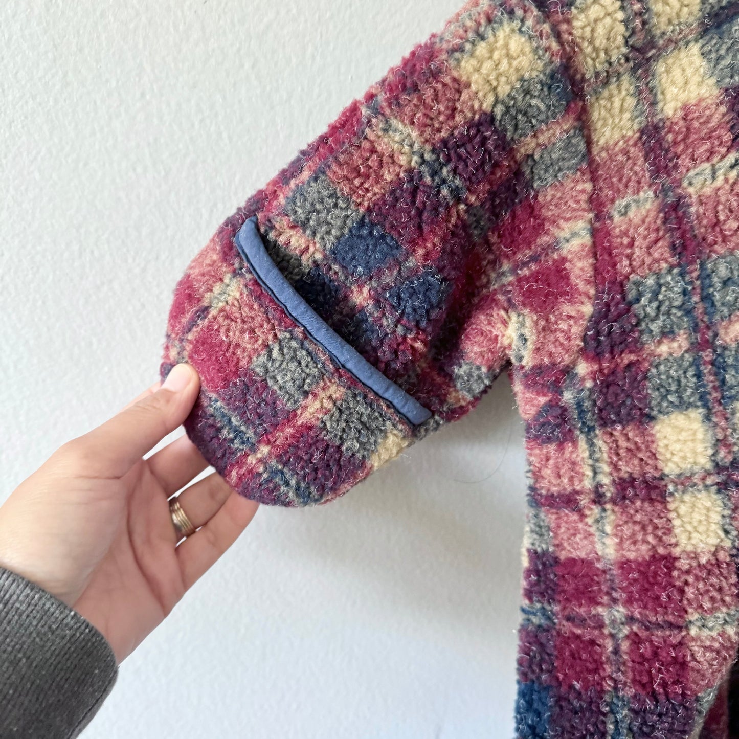 Vintage Oshkosh / Sherpa bunting suit / 9M