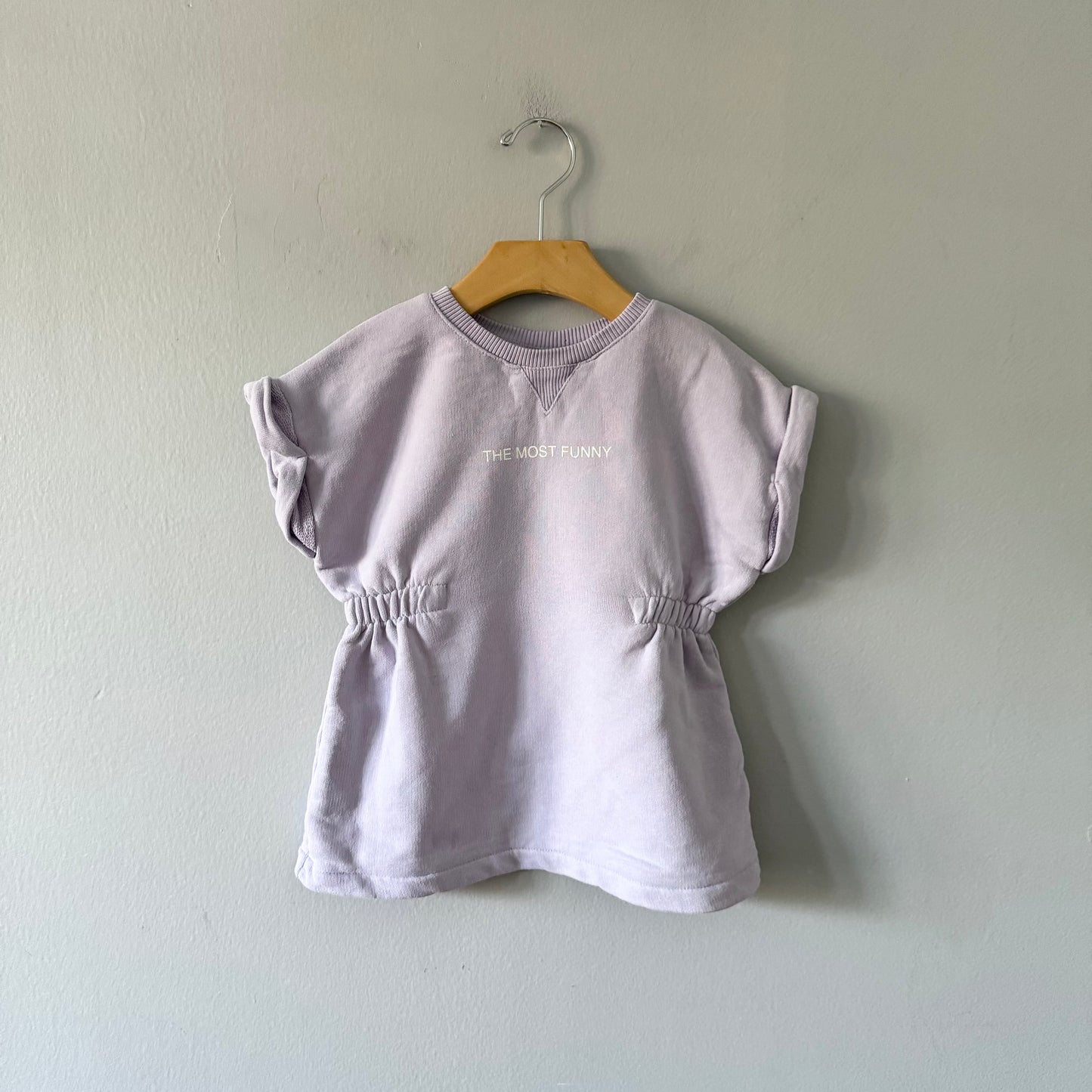 Zara / Lavender crew dress / 18-24M