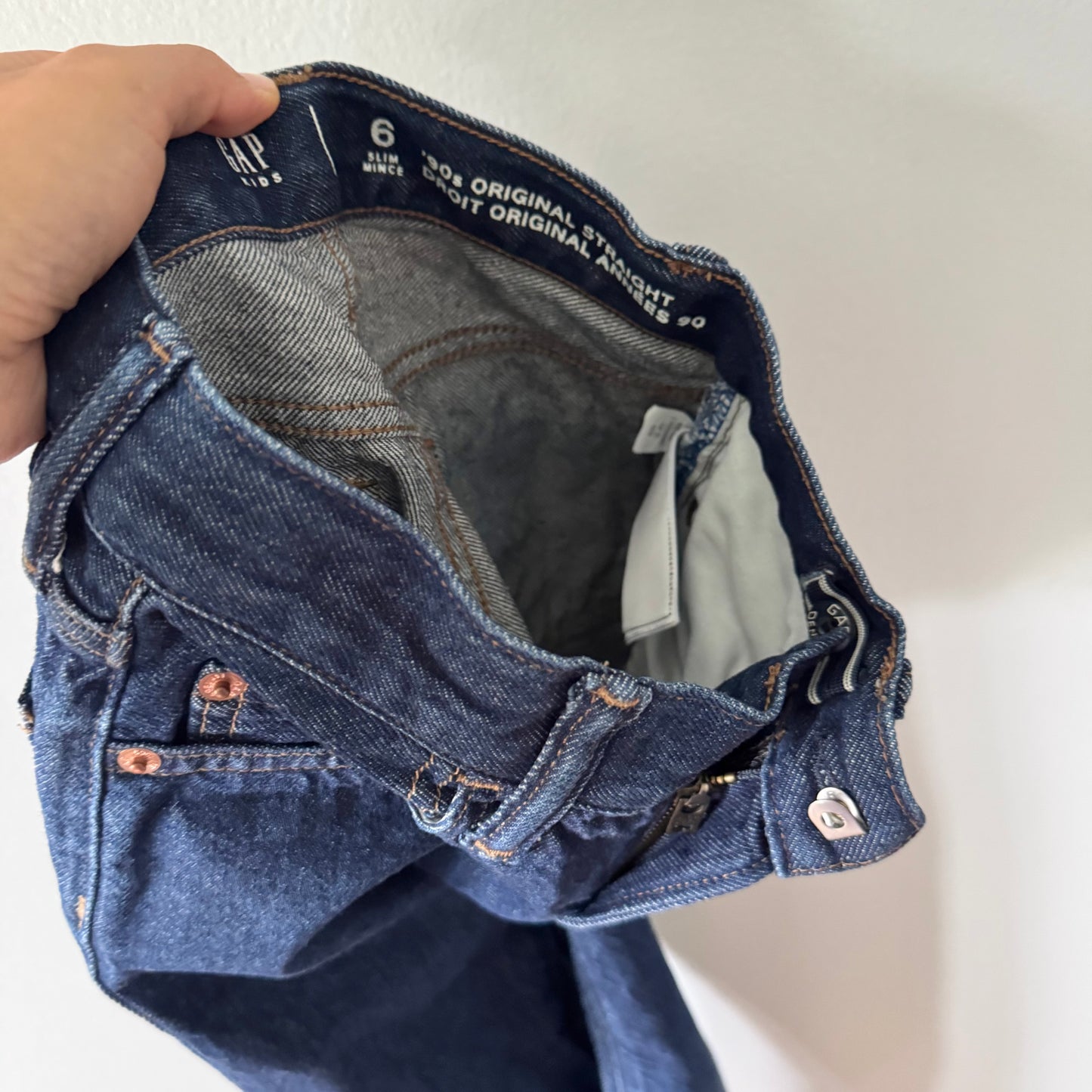 Gap / 90's original straight denim / 6Y