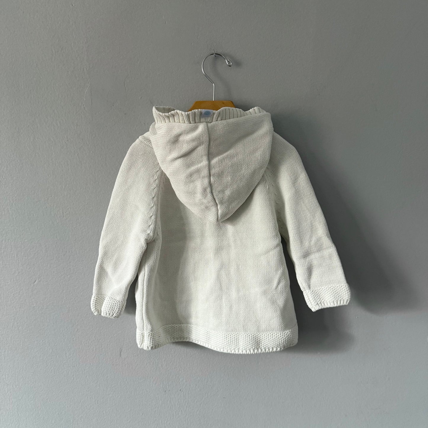 Beba Bean / White knit jacket / 18-24M